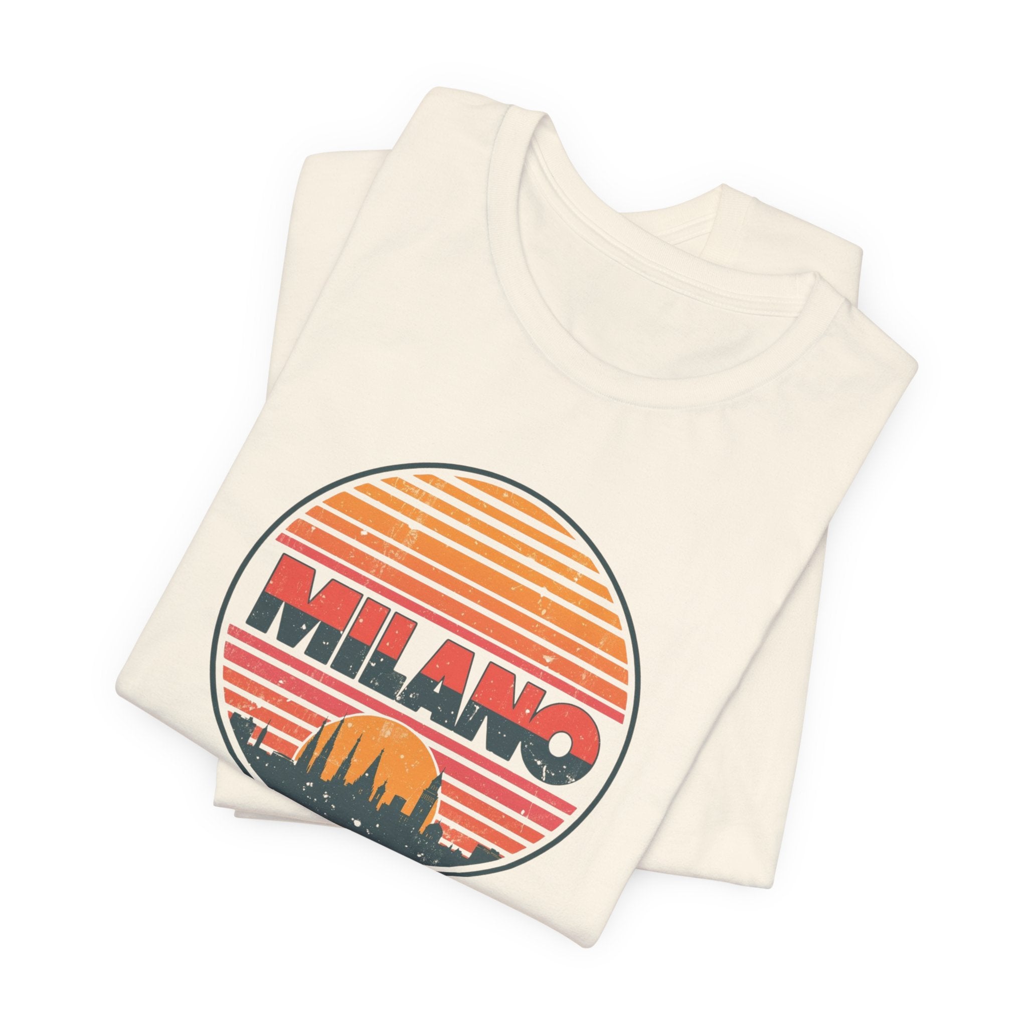 Milano Retro Sunset Tee — Vintage Italy Travel T‑Shirt