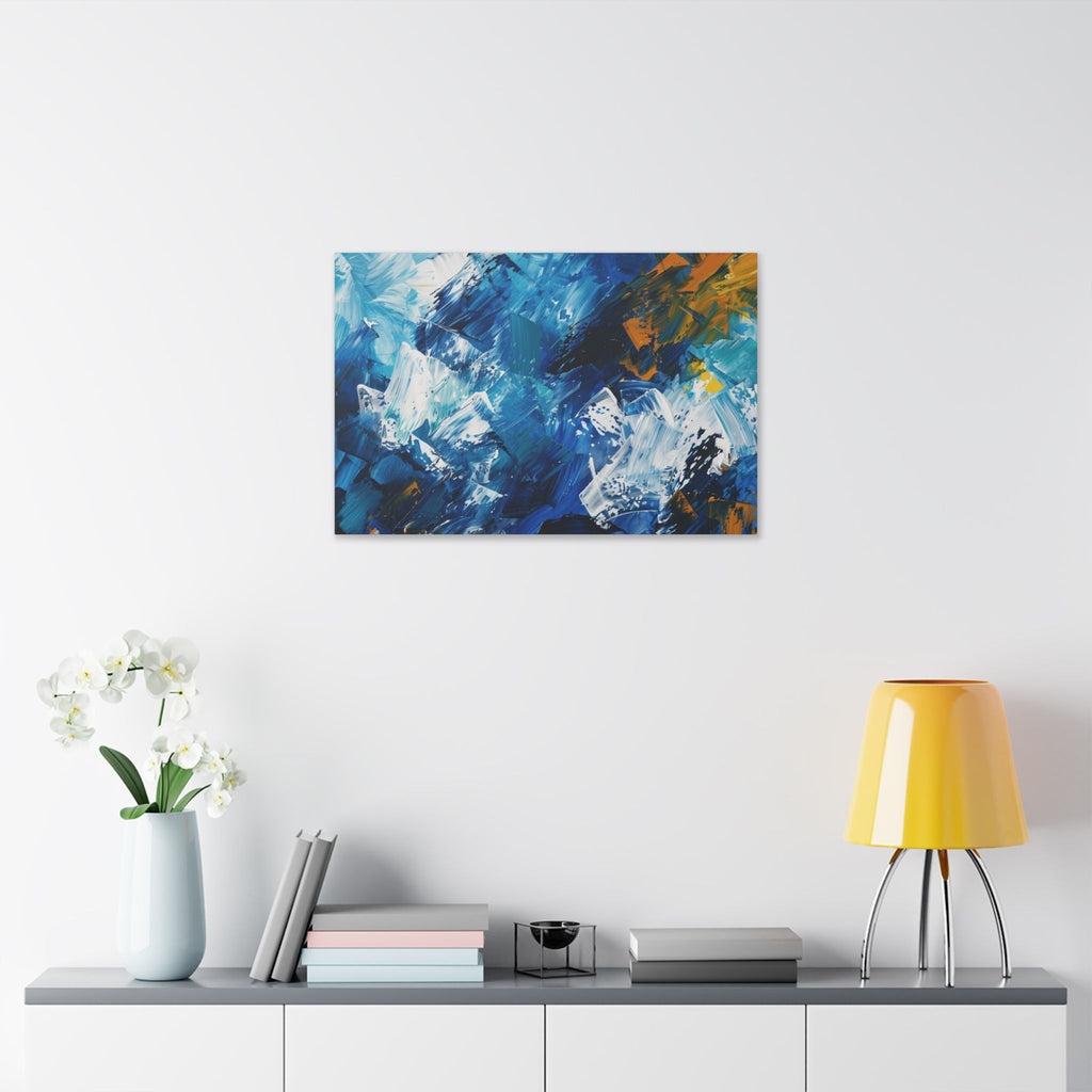 Abstract Painting Inspired by Munich and Bavarian Culture Stretched Canvas Wall Art