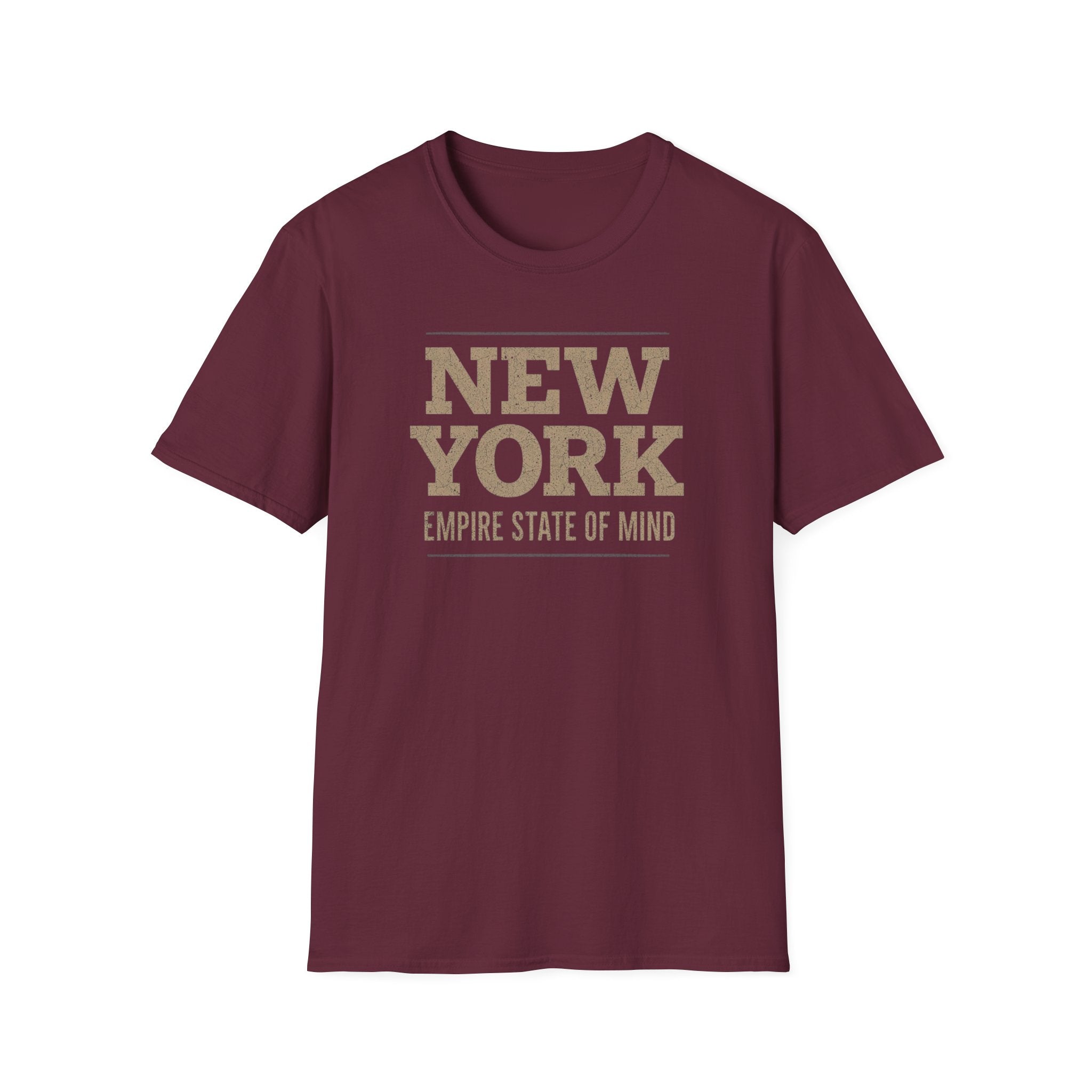 New York Empire State of Mind T-Shirt | NYC typography tee