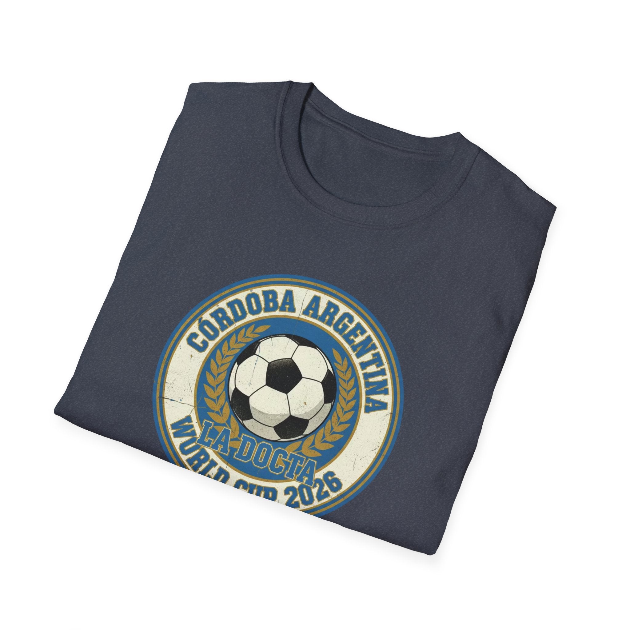 Argentina World Cup 2026 Soccer T-Shirt — Córdoba Retro Football Crest