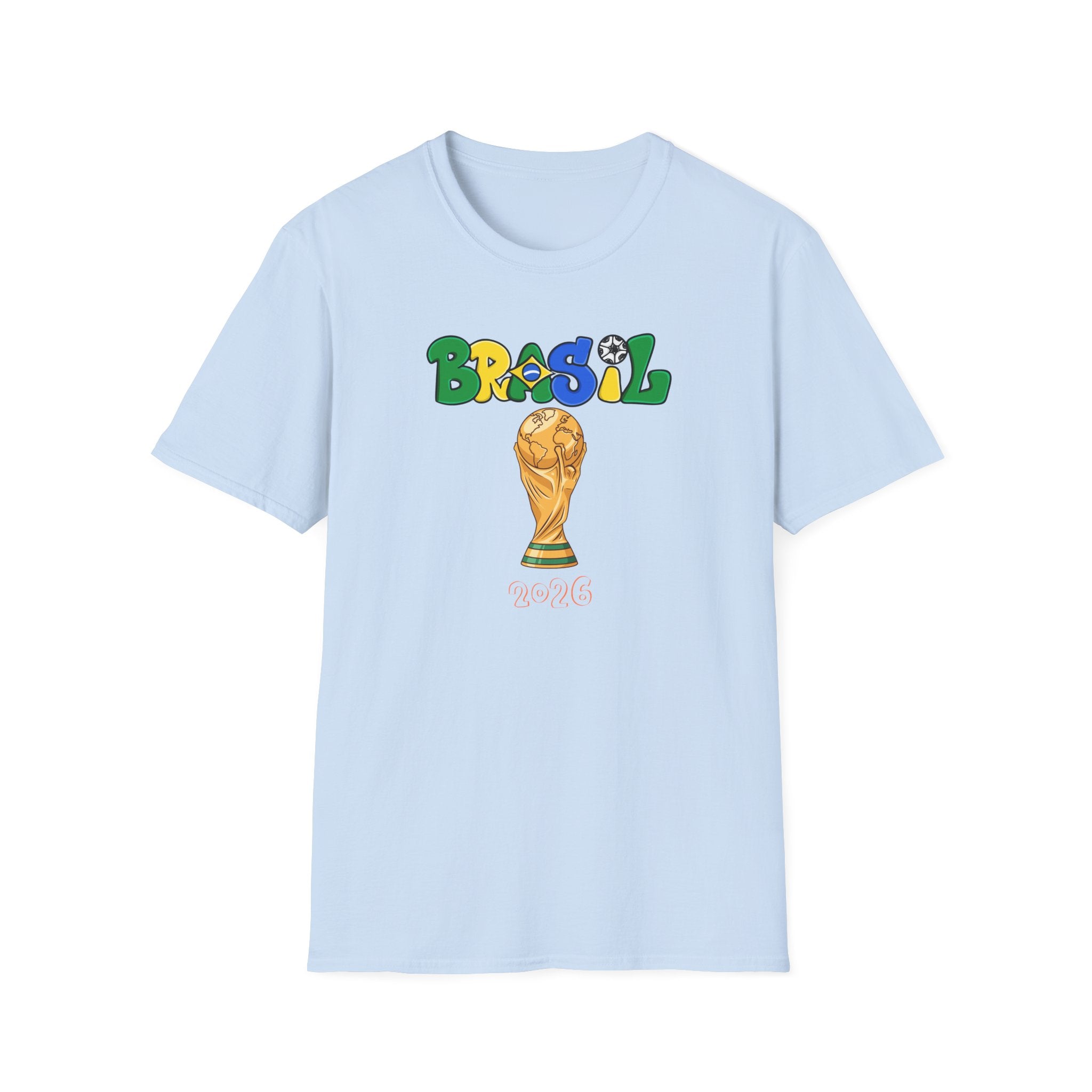 Brasil World Cup Trophy T-Shirt — Brazil Soccer Fan Tee
