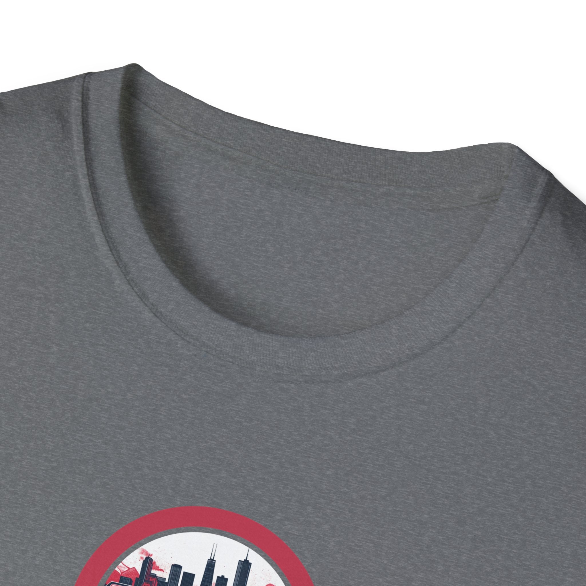Chicago Skyline Circle Logo T-Shirt | Cityscape Graphic Tee