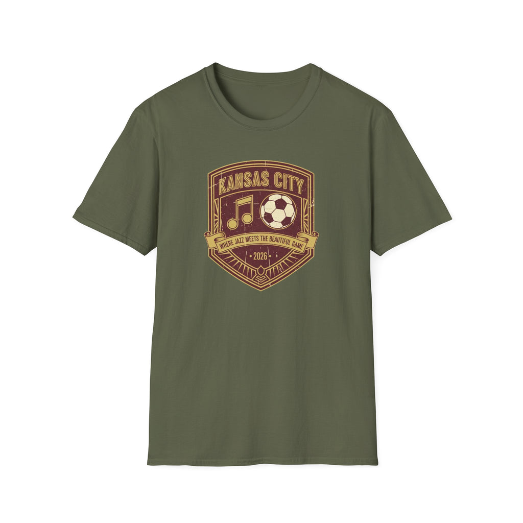 Kansas City Music & Soccer Crest T-Shirt