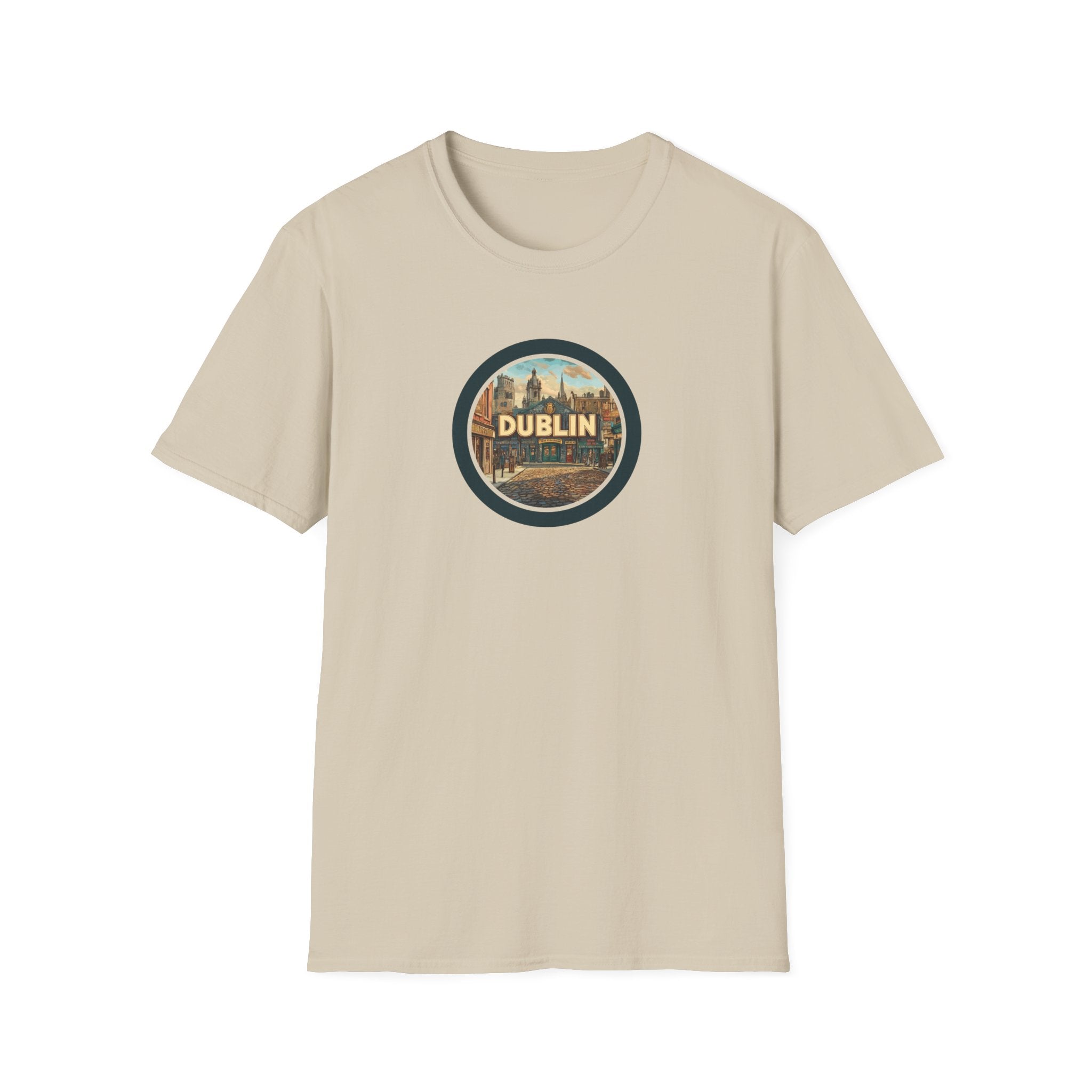 Dublin Vintage Cityscape T-Shirt | Ireland Travel Souvenir