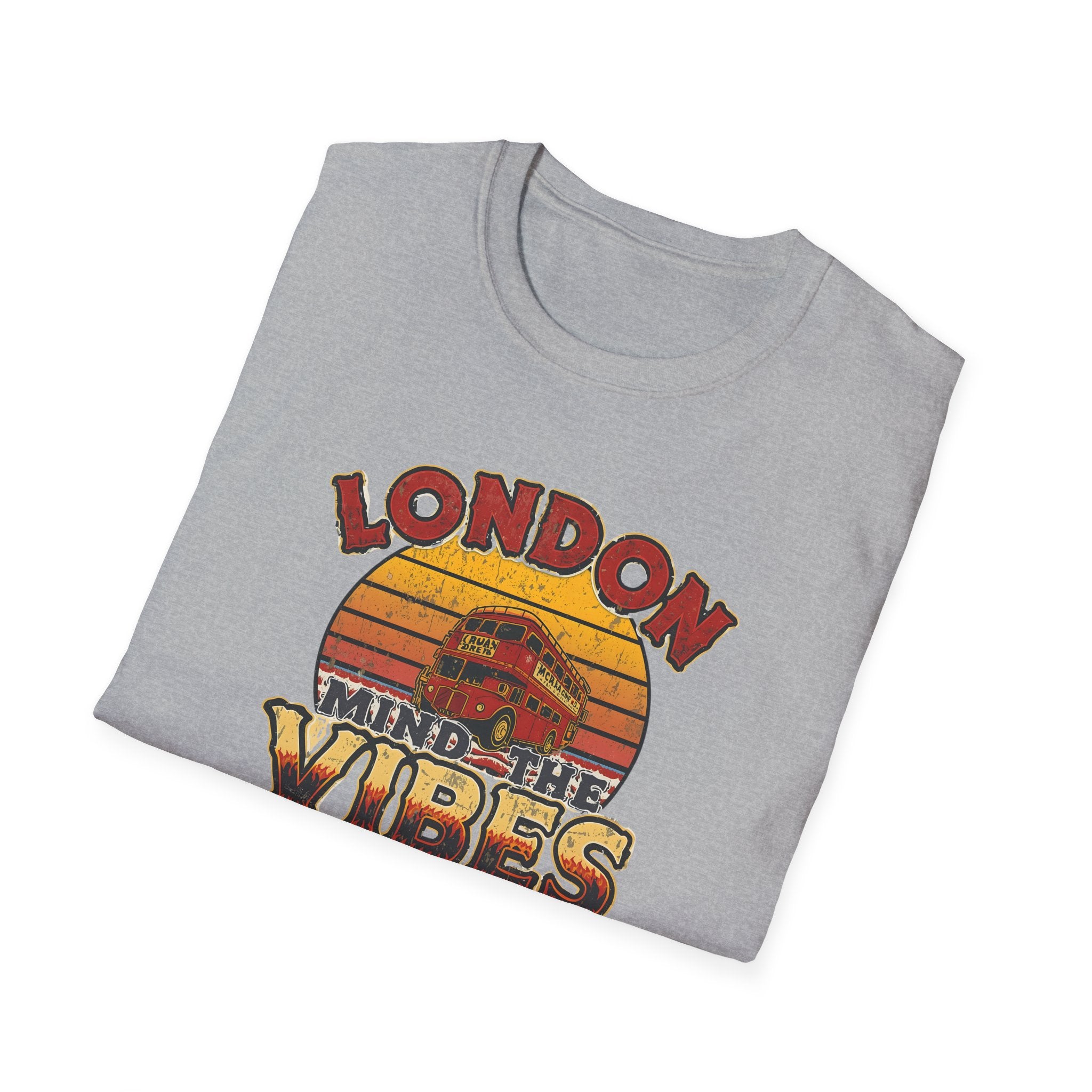 London Vibes T-Shirt — Retro "Mind the Vibes" Graphic Tee