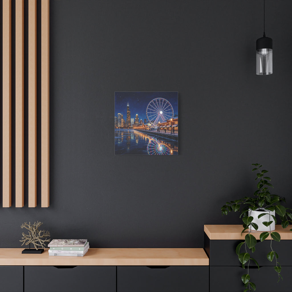 Chicago Navy Pier Ferris Wheel Canvas