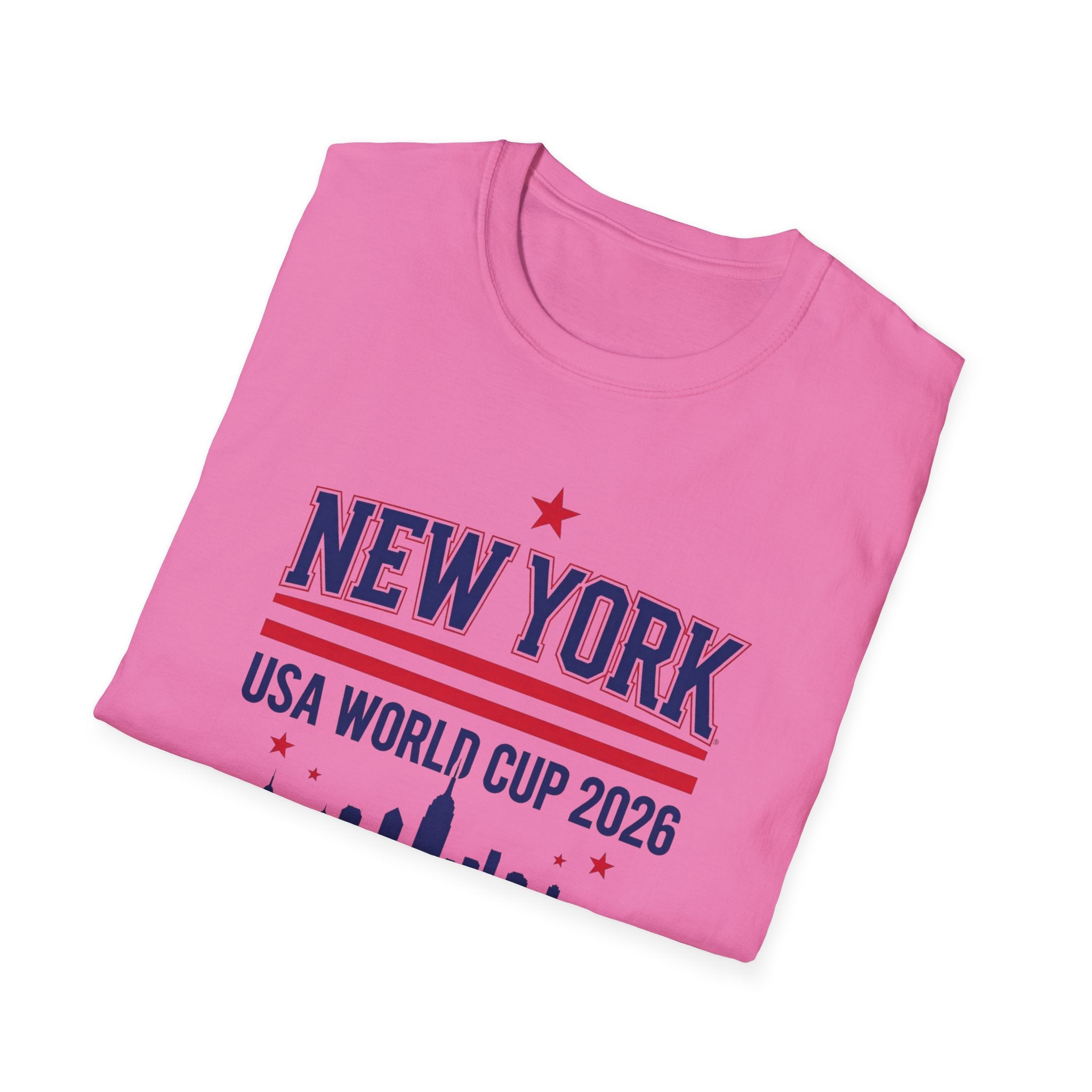 New York USA World Cup 2026 T-Shirt — Skyline Soccer Fan Tee