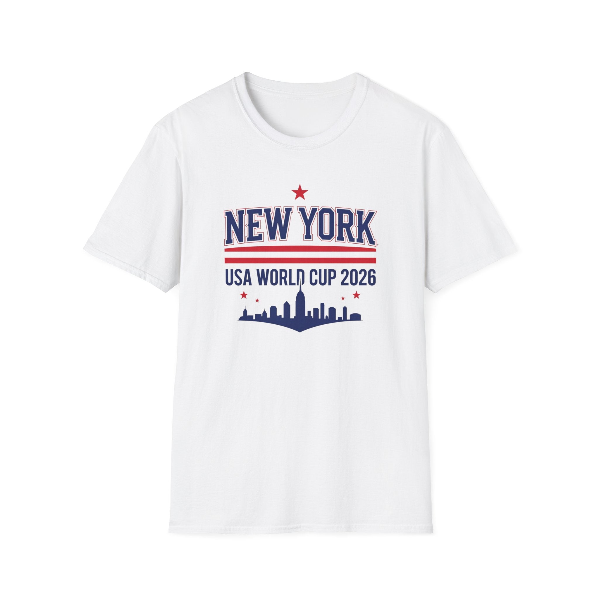 New York USA World Cup 2026 T-Shirt — Skyline Soccer Fan Tee