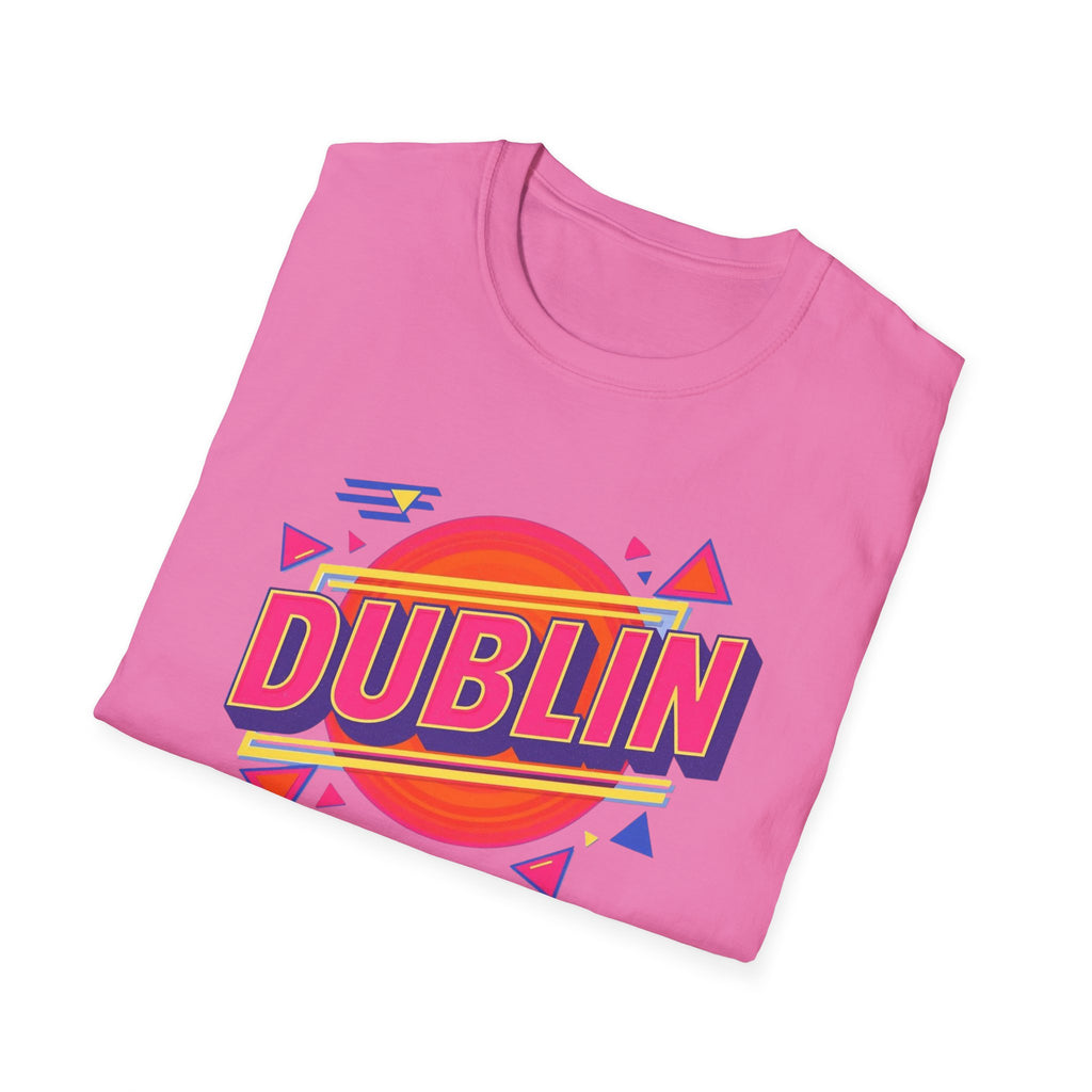 Dublin Retro 3D Unisex Softstyle T-Shirt