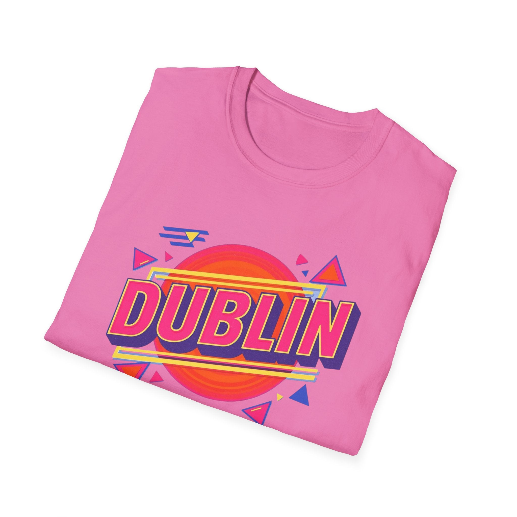 Dublin Retro 3D Unisex Softstyle T-Shirt