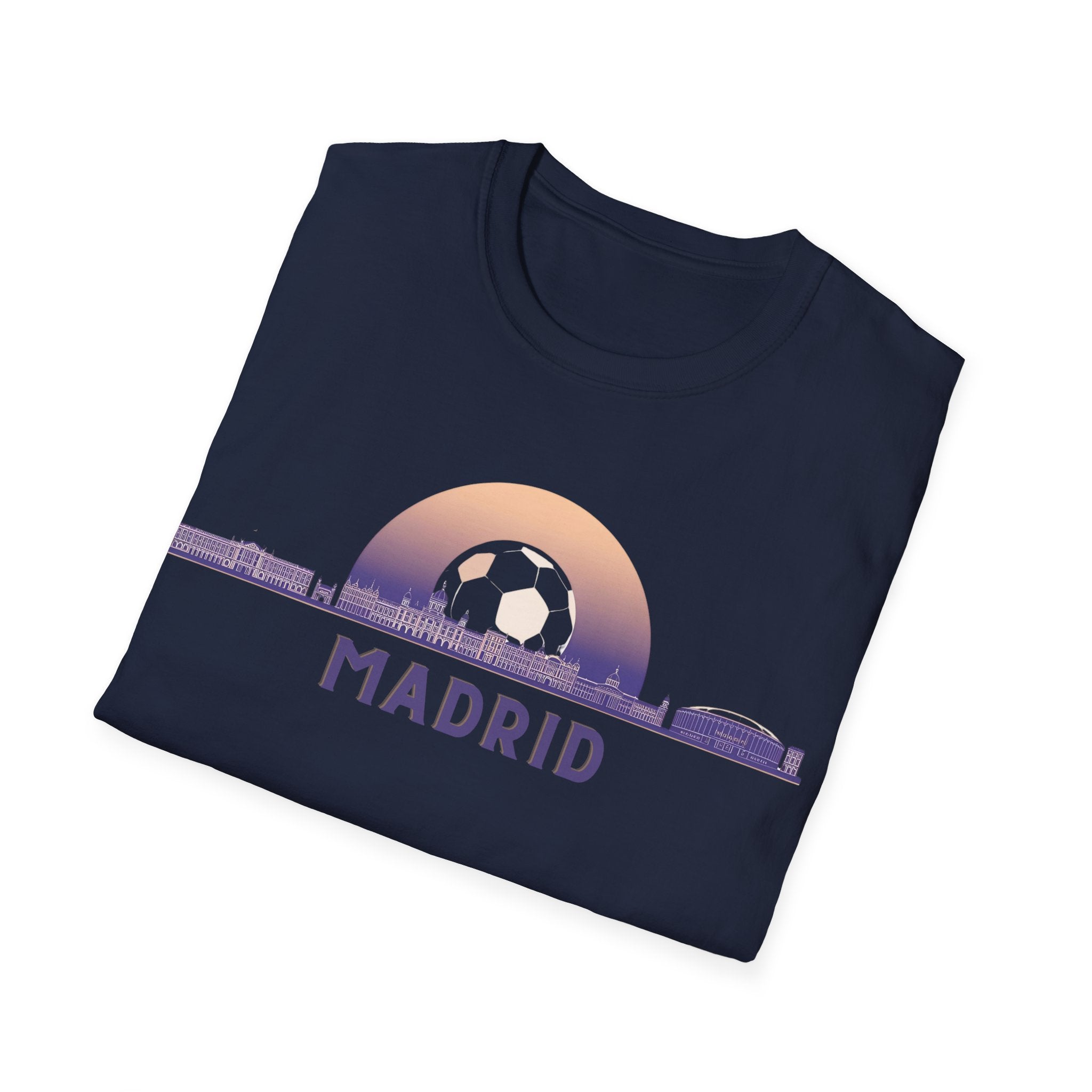 Madrid skyline sunset T-Shirt | Madrid city silhouette tee