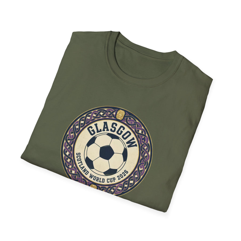 Glasgow Vintage Soccer Badge T-Shirt