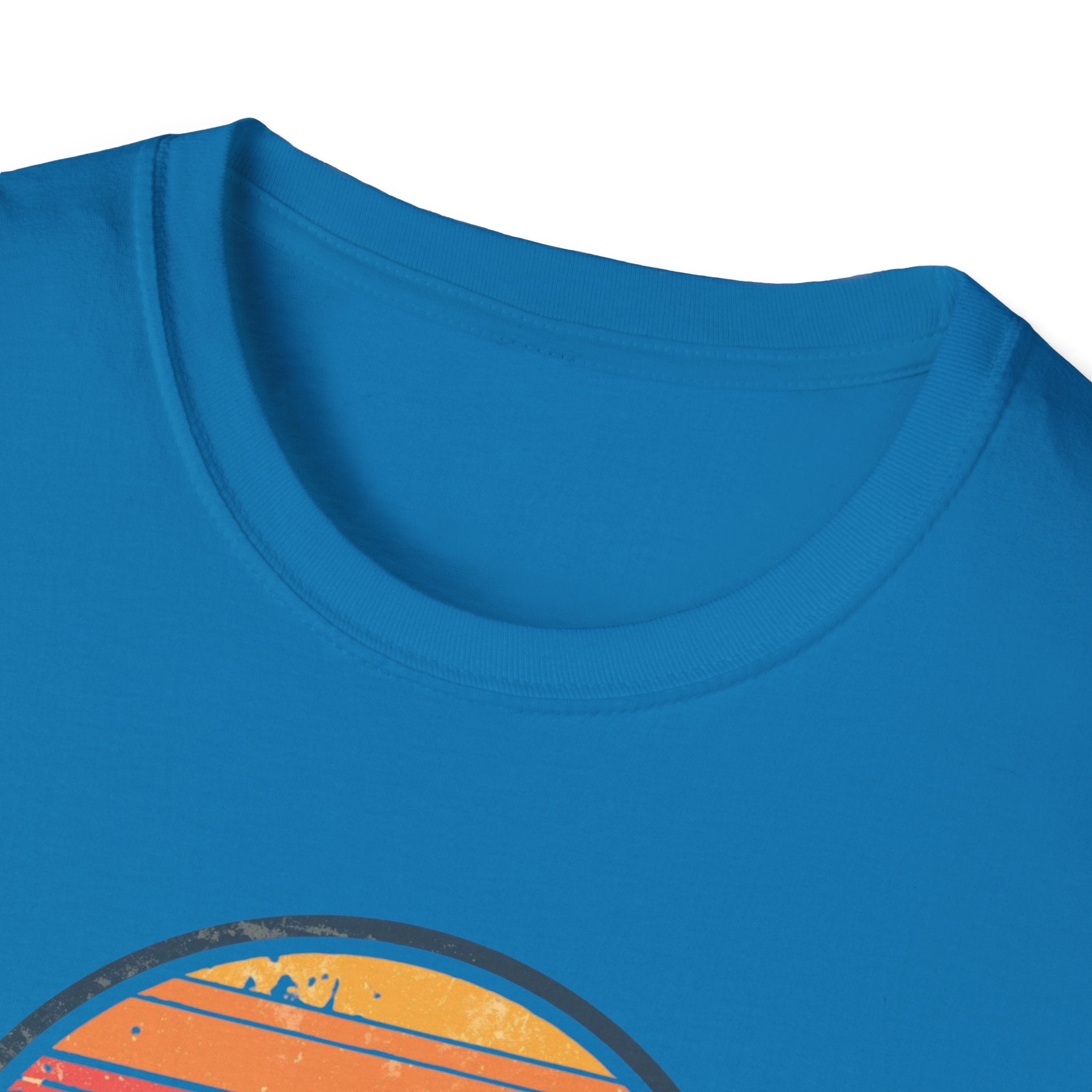 Paris Sunset T-Shirt — Retro Circular Skyline Tee