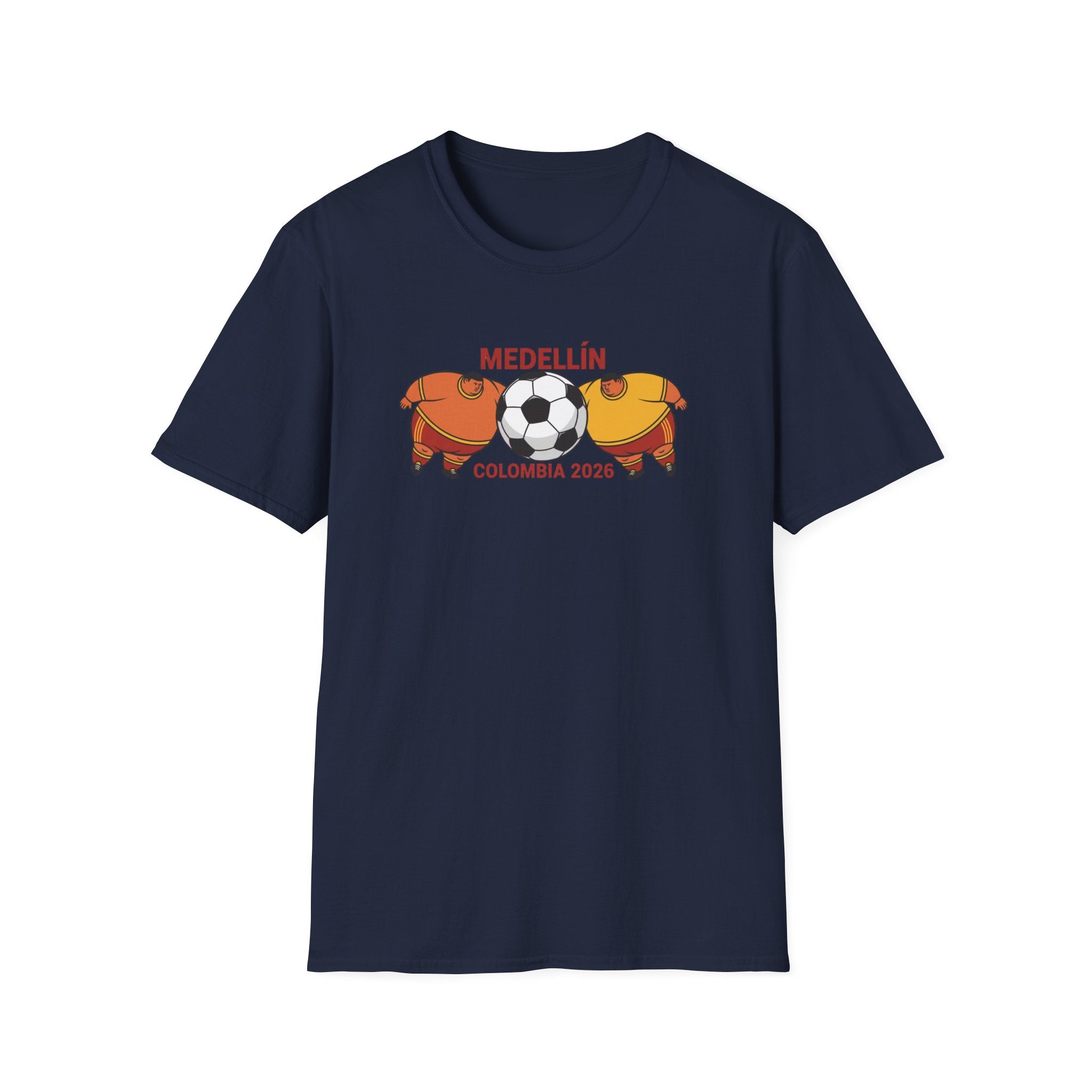 Medellín Colombia 2026 Soccer T-Shirt – Football Dolphins Graphic Tee
