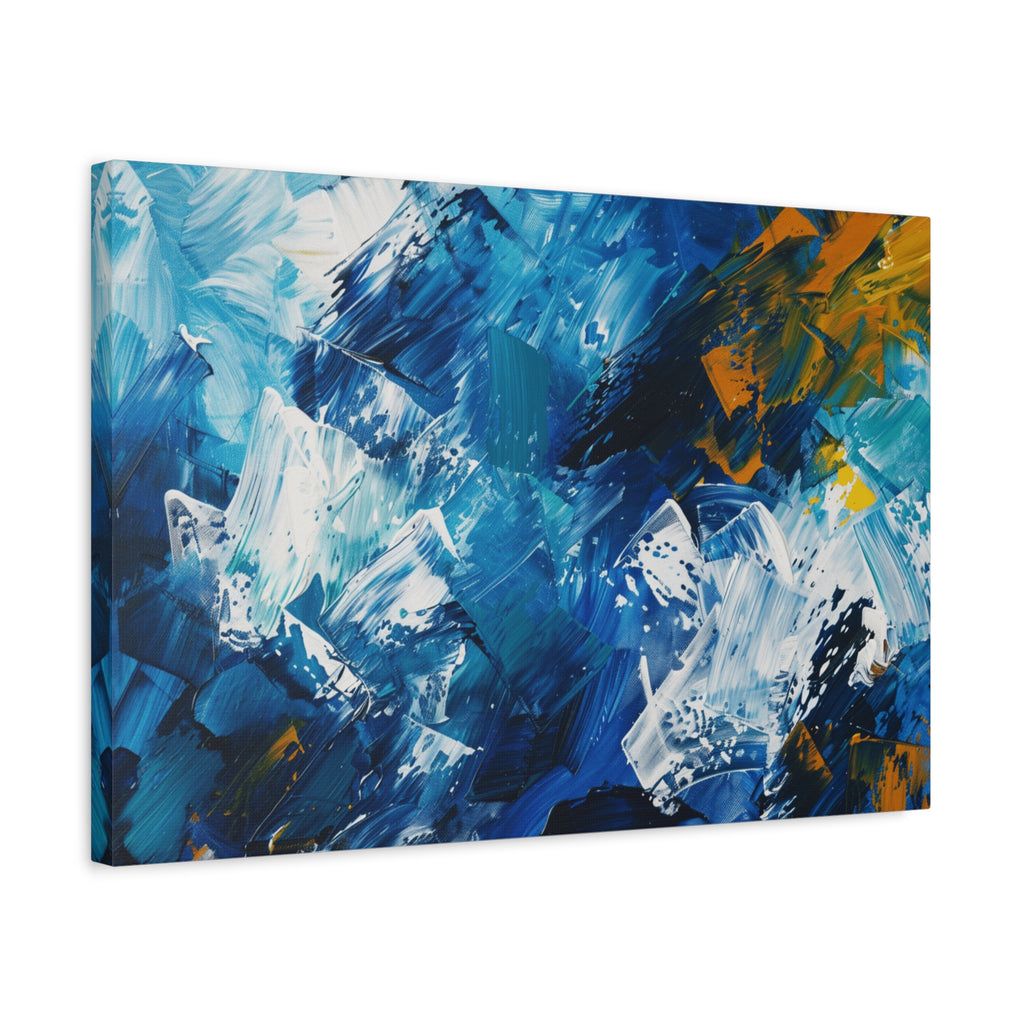 Abstract Painting Inspired by Munich and Bavarian Culture Stretched Canvas Wall Art