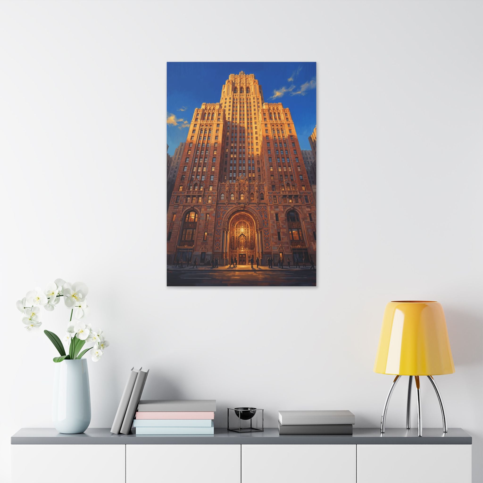 Detroit Guardian Building — Stretched Canvas Wall Art
