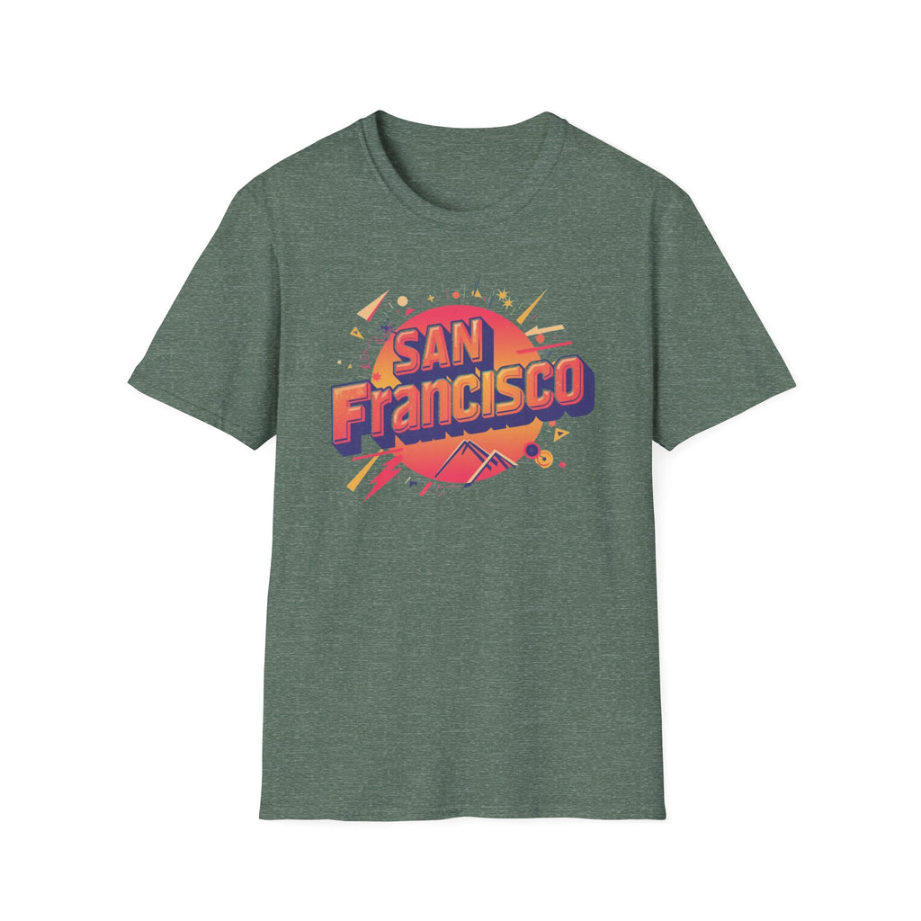 San Francisco Retro Sunset T-Shirt — Vintage City Skyline Tee
