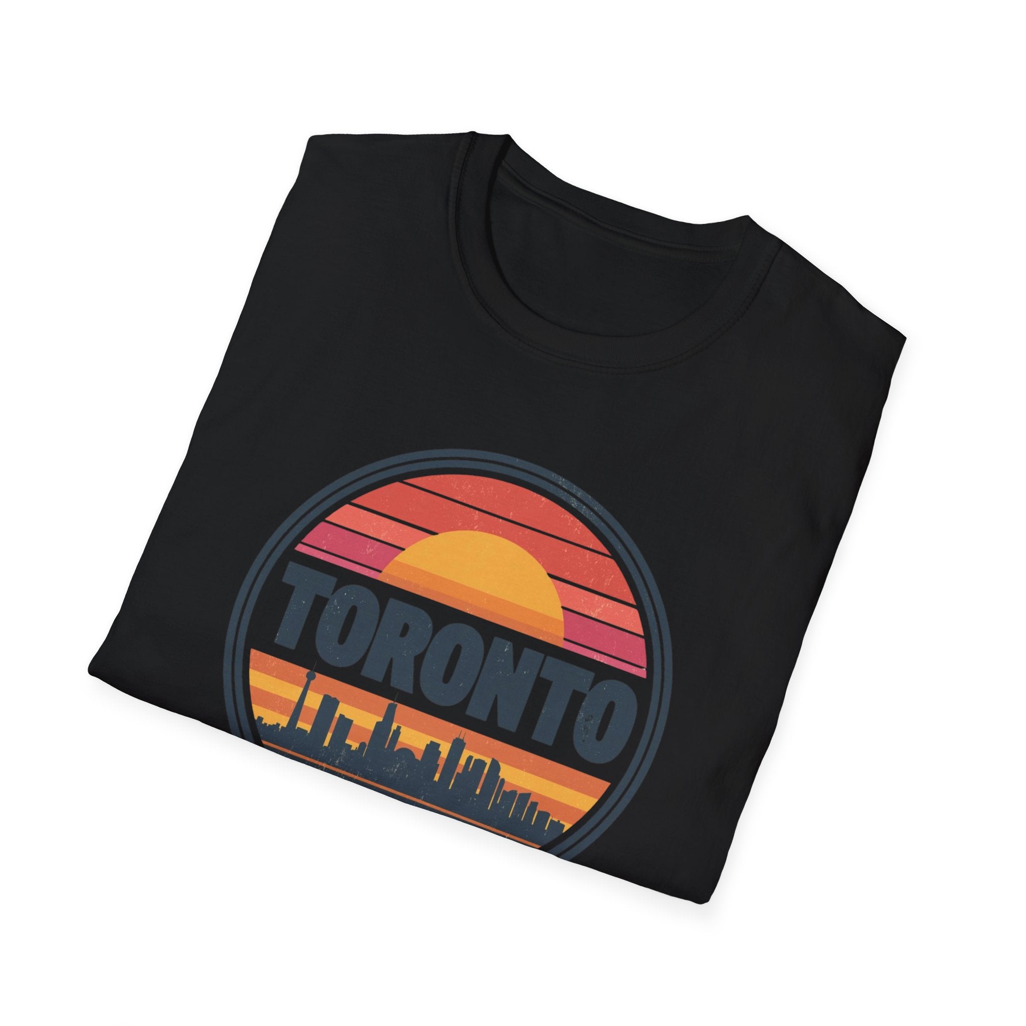 Toronto Sunset T-Shirt — Retro City Skyline Graphic Tee