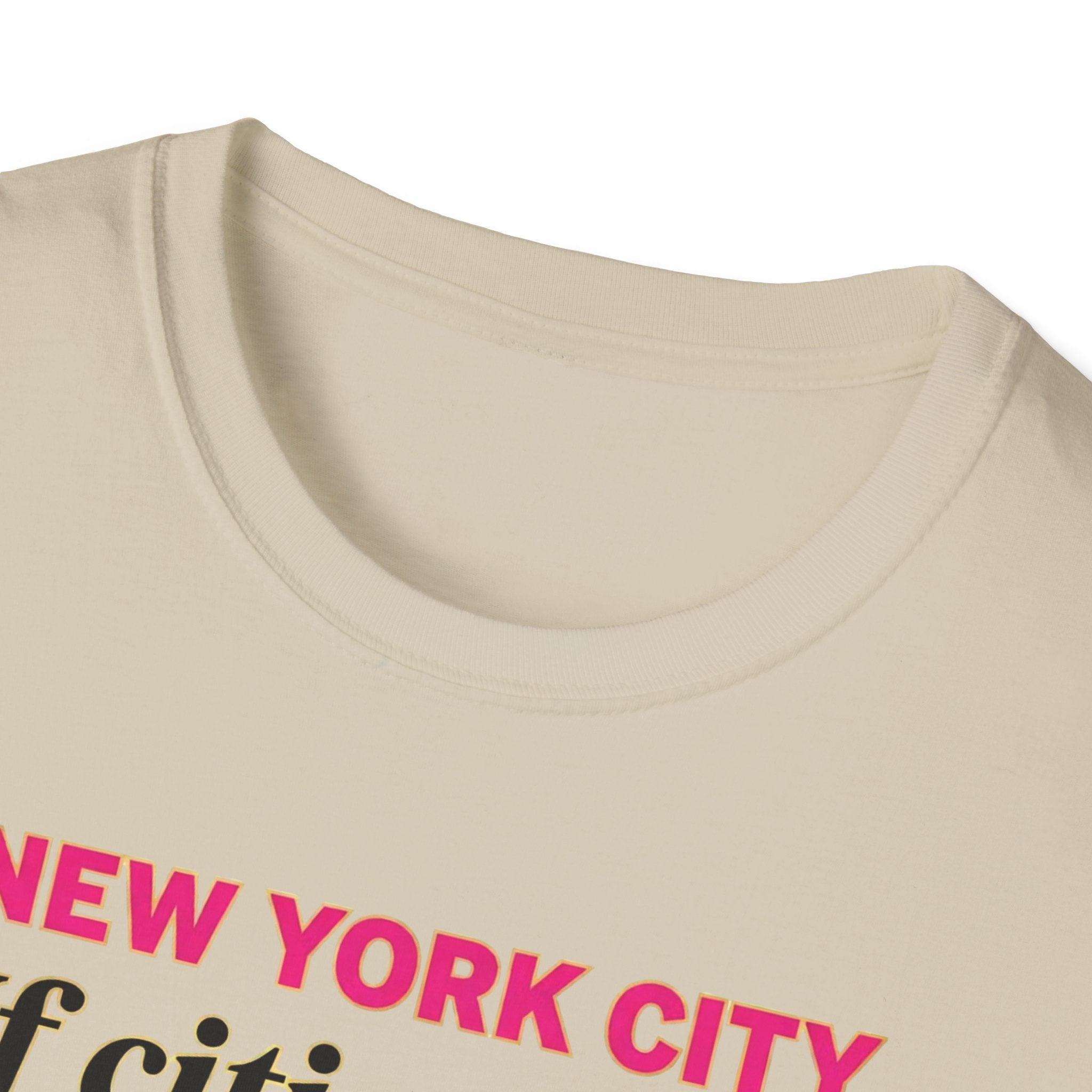 T-Shirt — "New York City: If cities could talk, mine would sass" Lipstick & Kiss Graphic