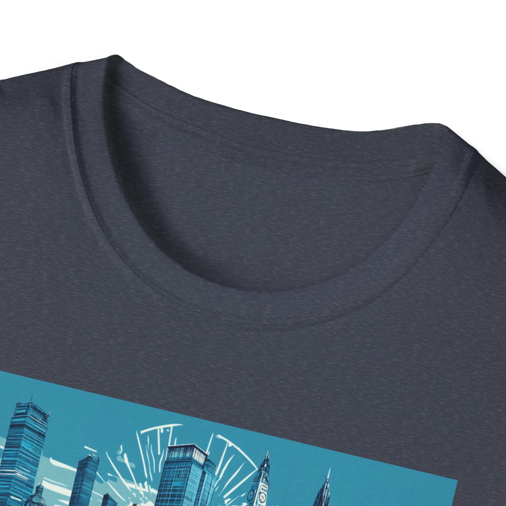 Manchester skyline T-Shirt | Cityscape graphic tee, England travel souvenir