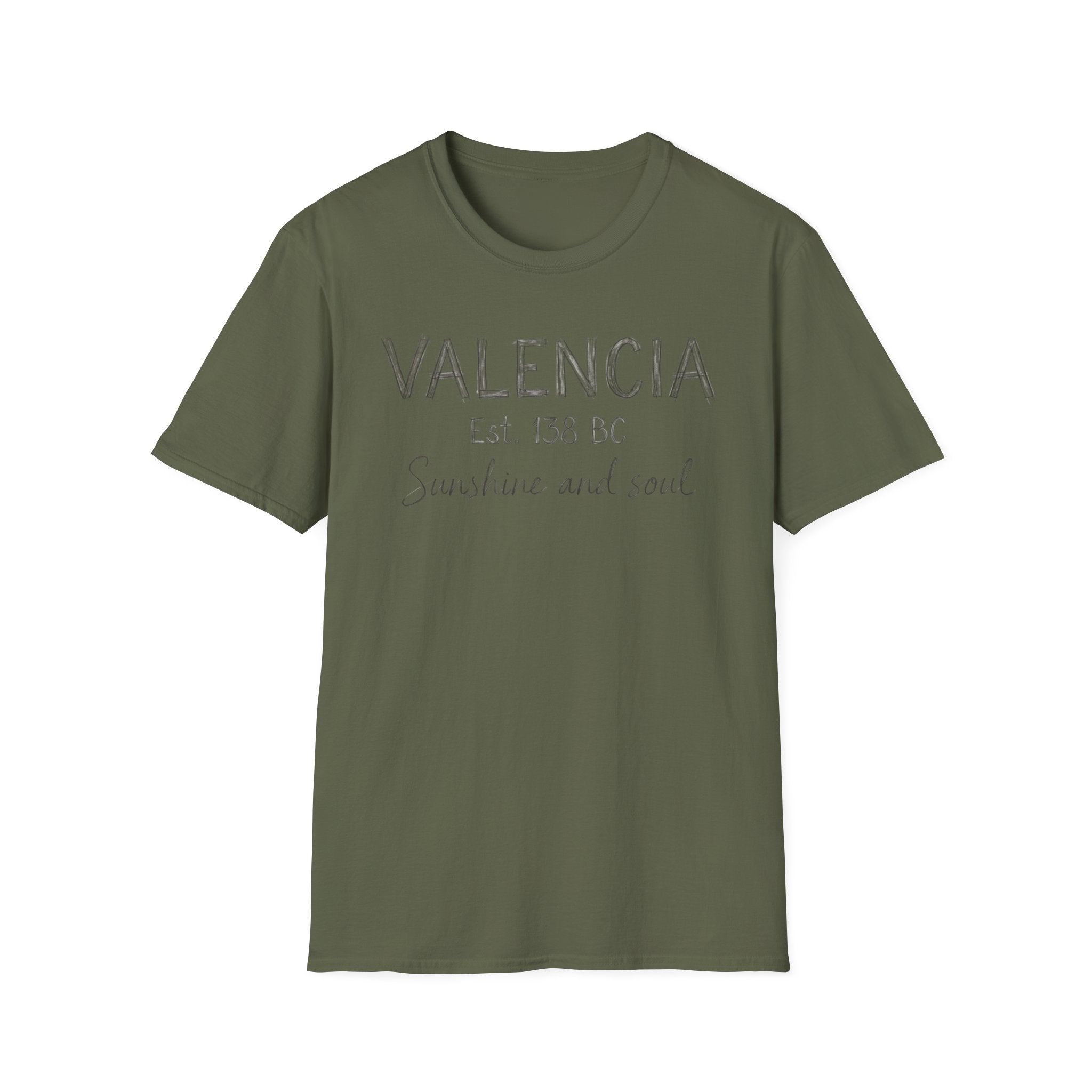 Valencia Est. 138 BC "Sunshine and Soul" T-Shirt