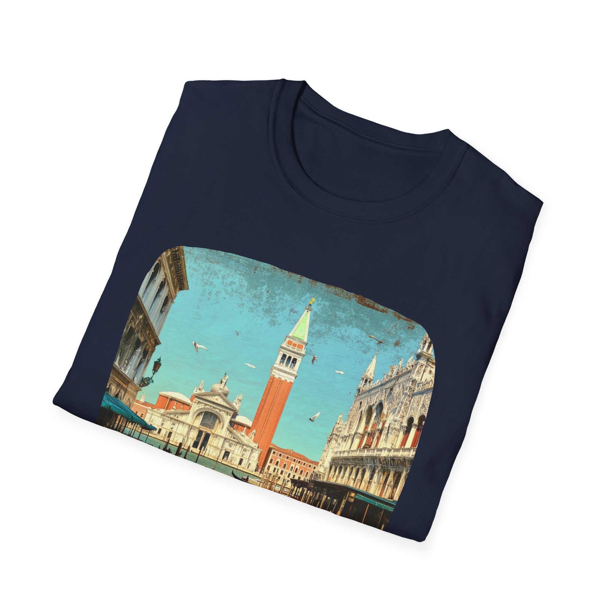 Venice Vintage Postcard T-Shirt | St. Mark's Square Travel Tee