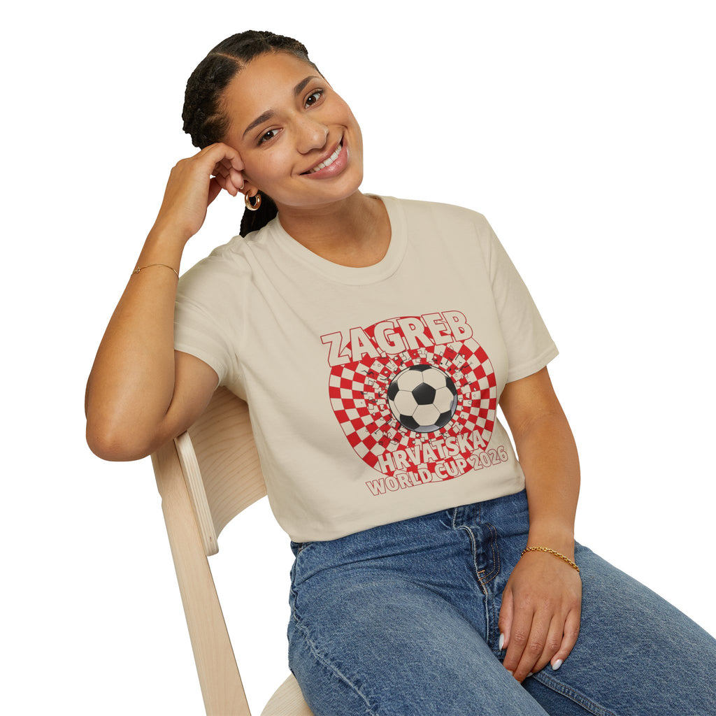 Zagreb Croatia World Cup 2026 Soccer T-Shirt