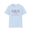 Miami Est. 1896 T-Shirt — "Heat, Heart and Huskie" Retro City Tee