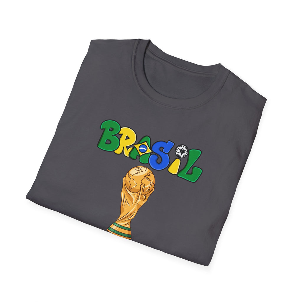 Brasil World Cup Trophy T-Shirt — Brazil Soccer Fan Tee