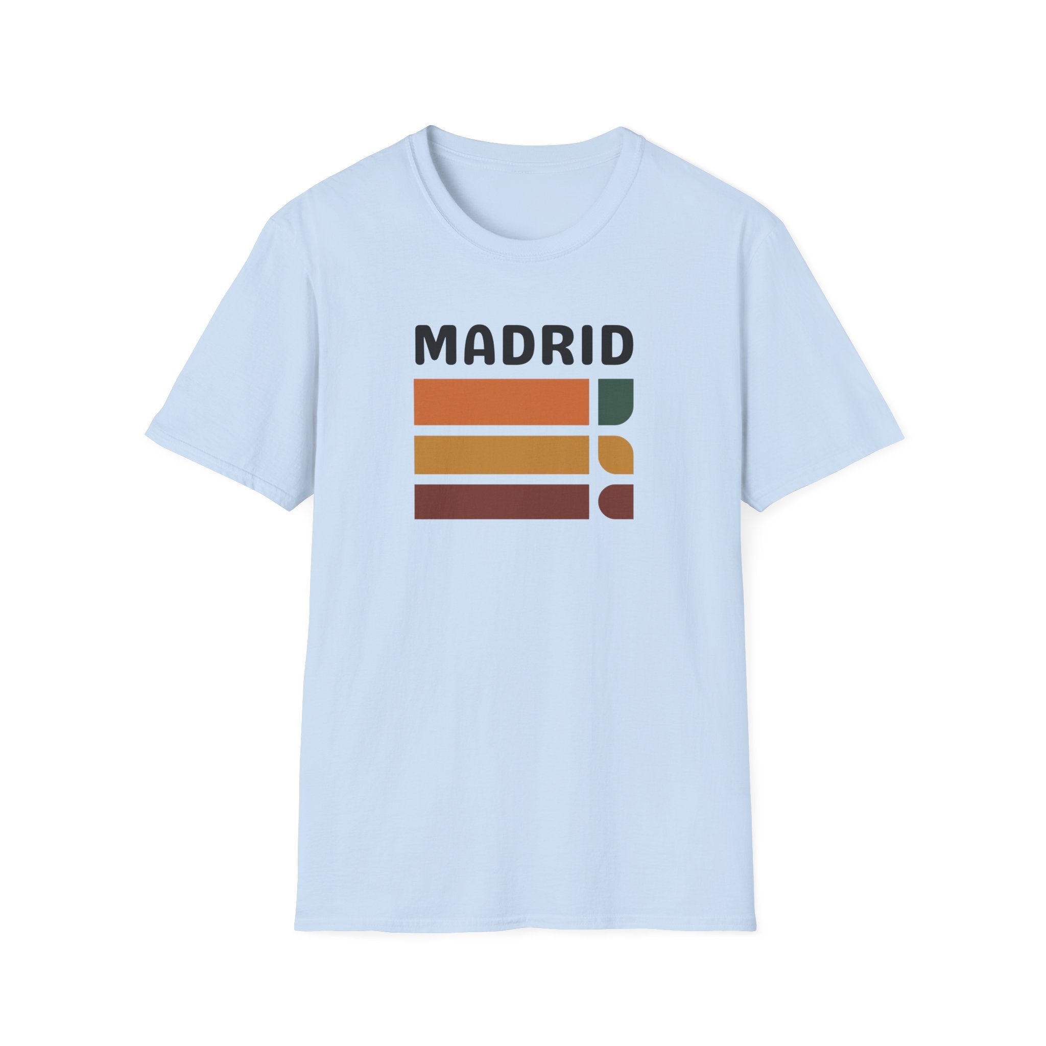 Madrid Retro Stripes T-Shirt | Vintage City Graphic