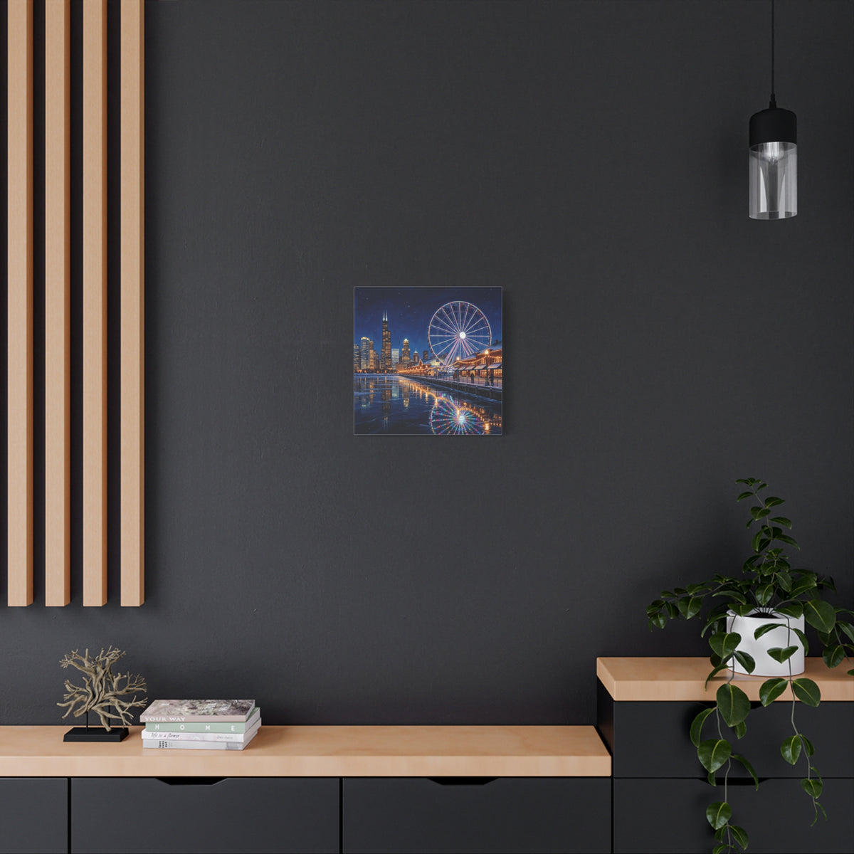 Chicago Navy Pier Ferris Wheel Canvas
