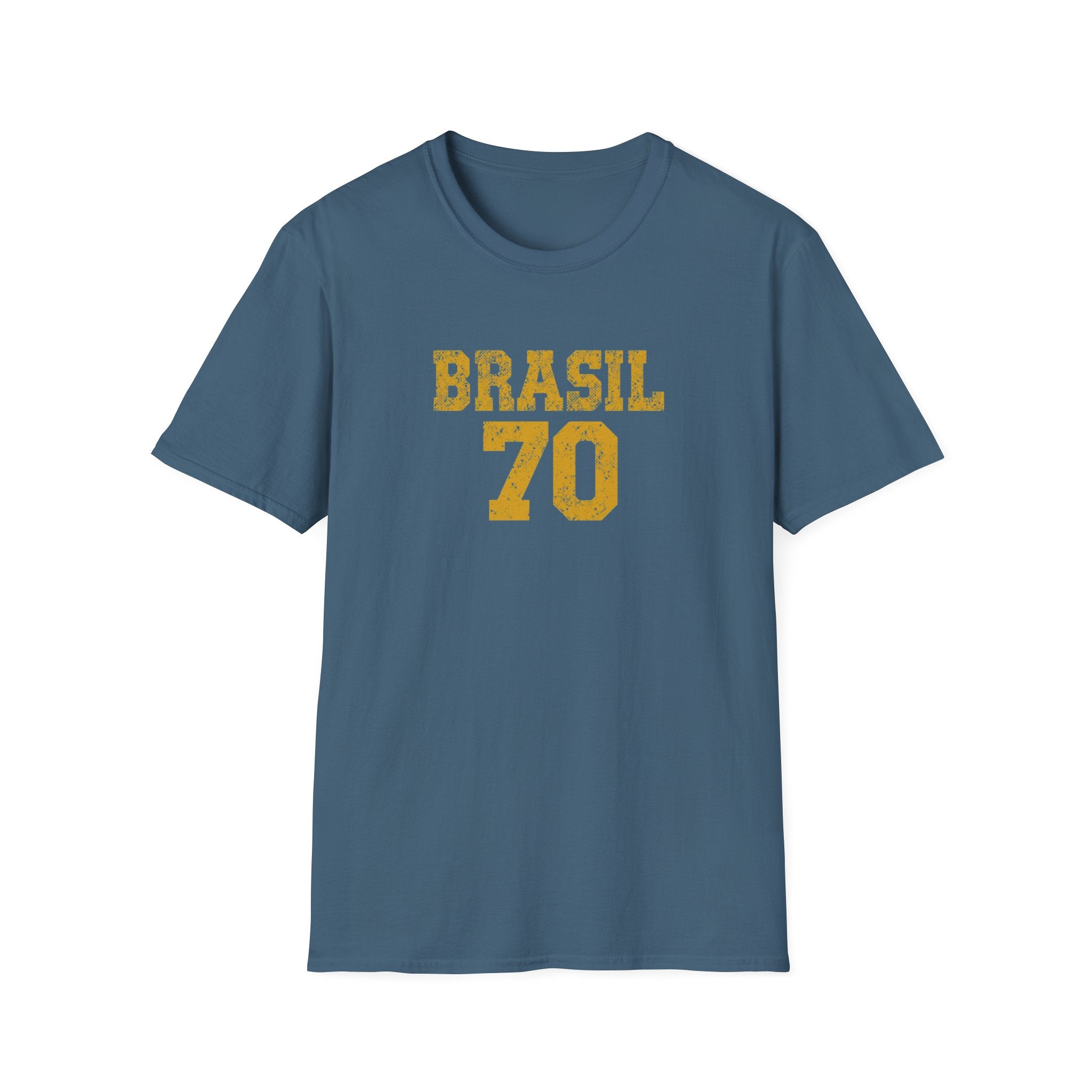 Brasil 70 T-Shirt | Vintage Sports Jersey Number