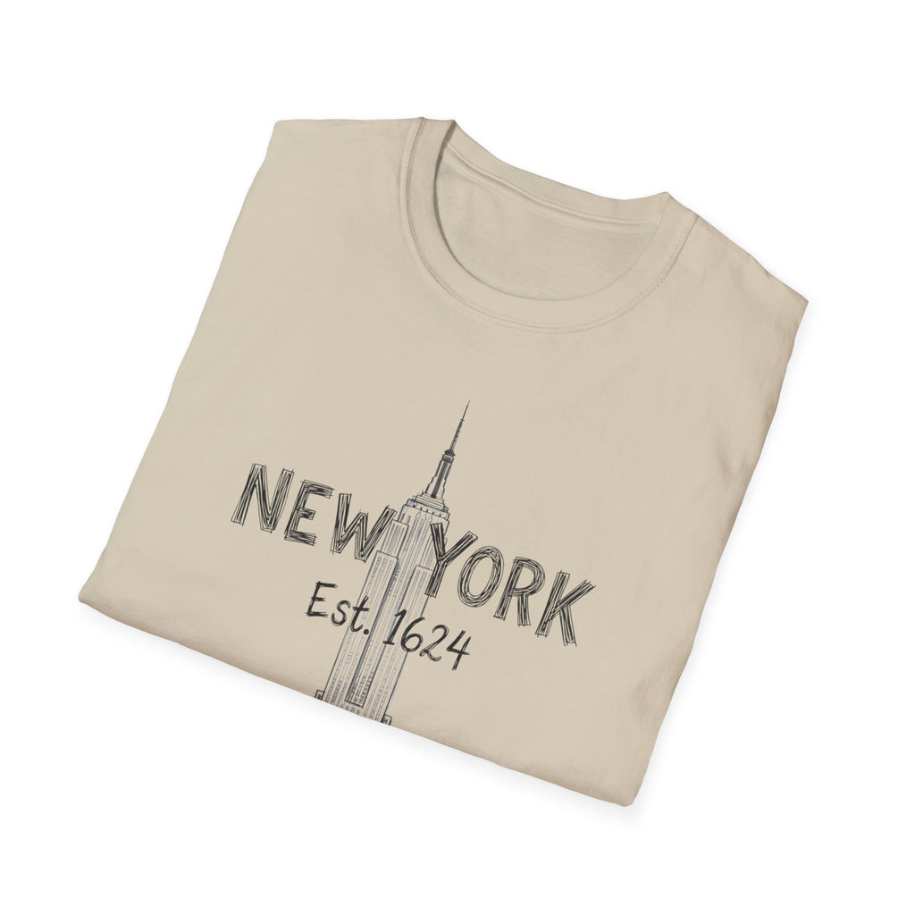 New York T-Shirt — 'Where Dreams Have Addresses' Skyline Tee