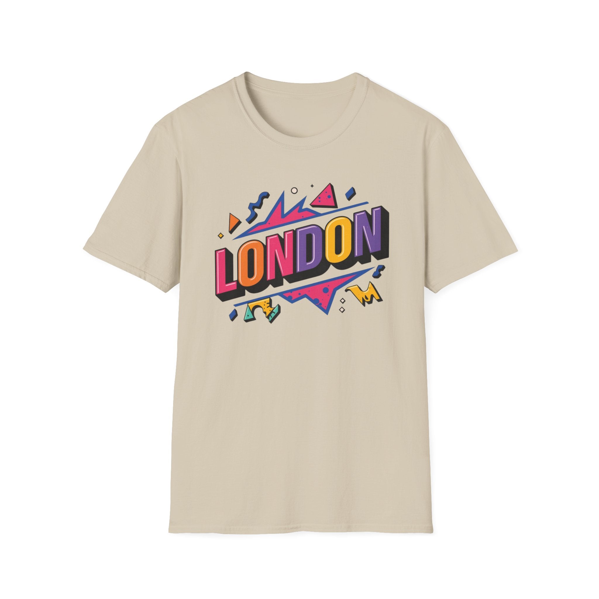 London Pop Art T-Shirt — Colorful Retro City Graphic Tee