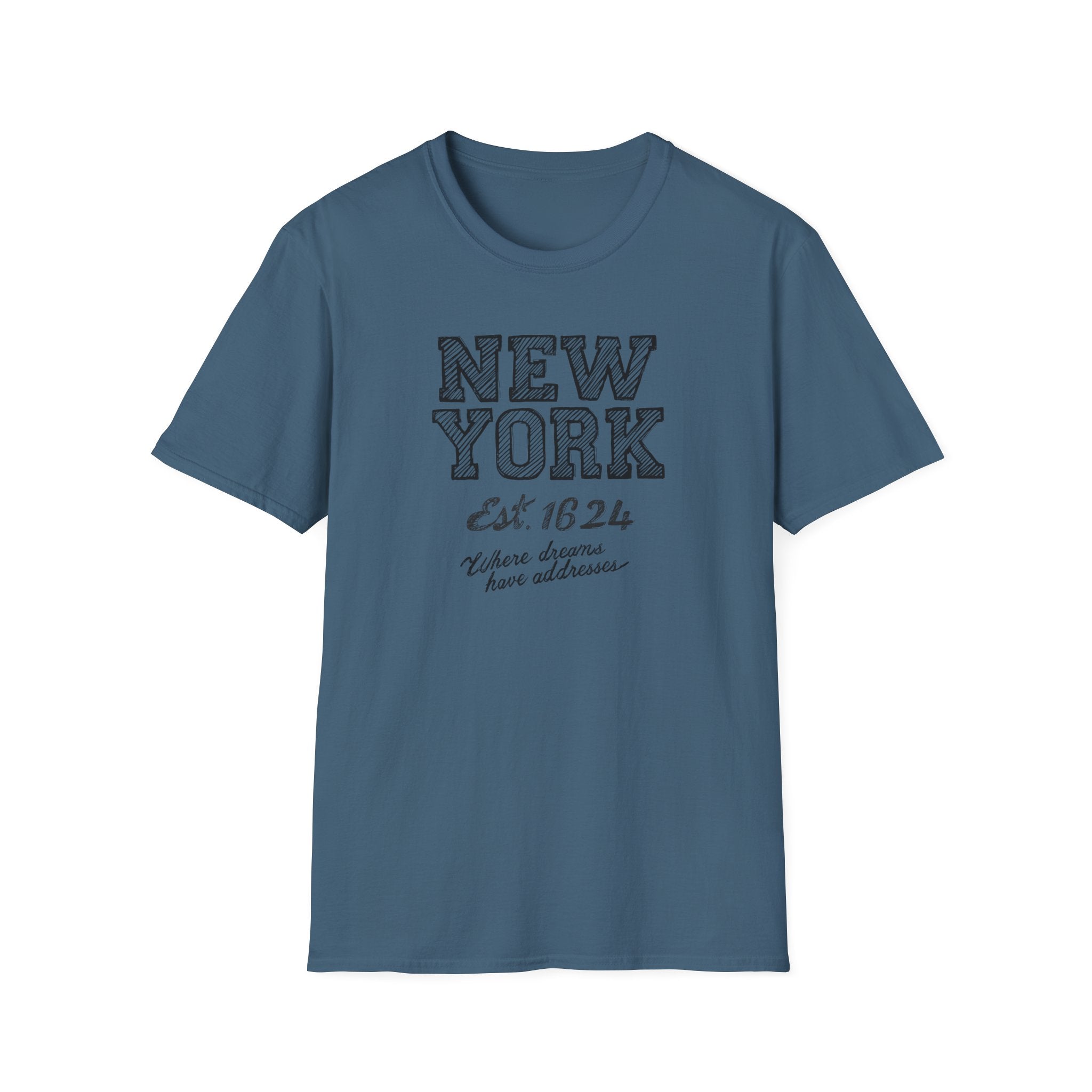 New York Est. 1624 Vintage City T-Shirt — Retro Travel Tee