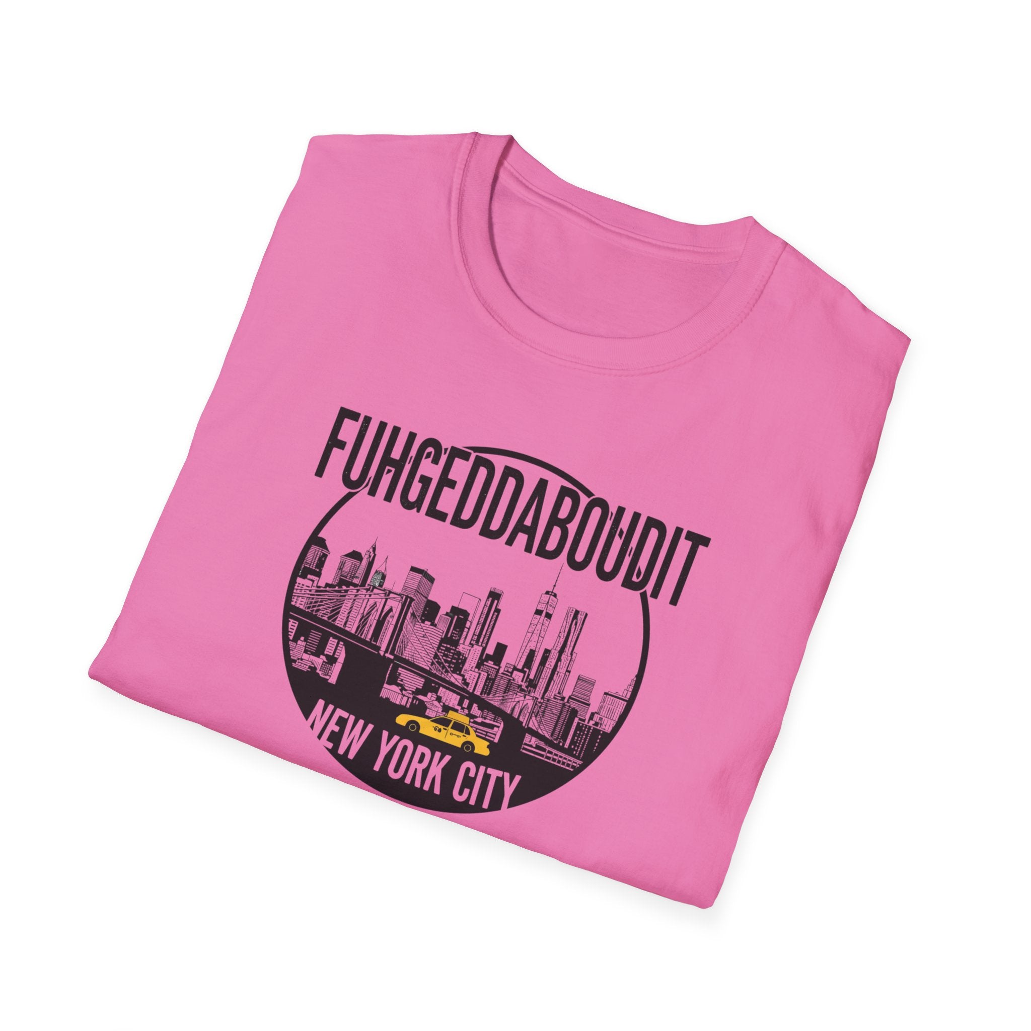 Fuhgeddaboudit New York City skyline T-Shirt | NYC skyline tee