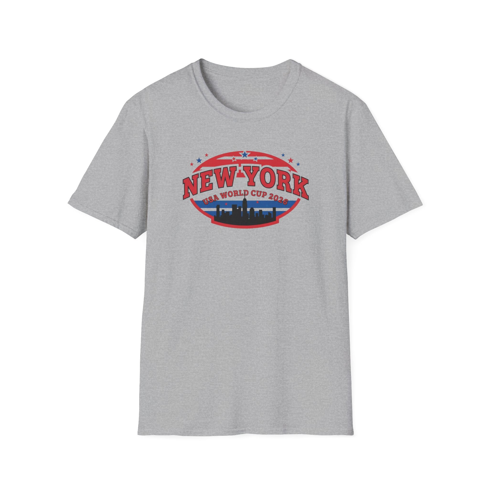New York World Cup 2026 T-Shirt — Vintage Skyline Soccer Tee