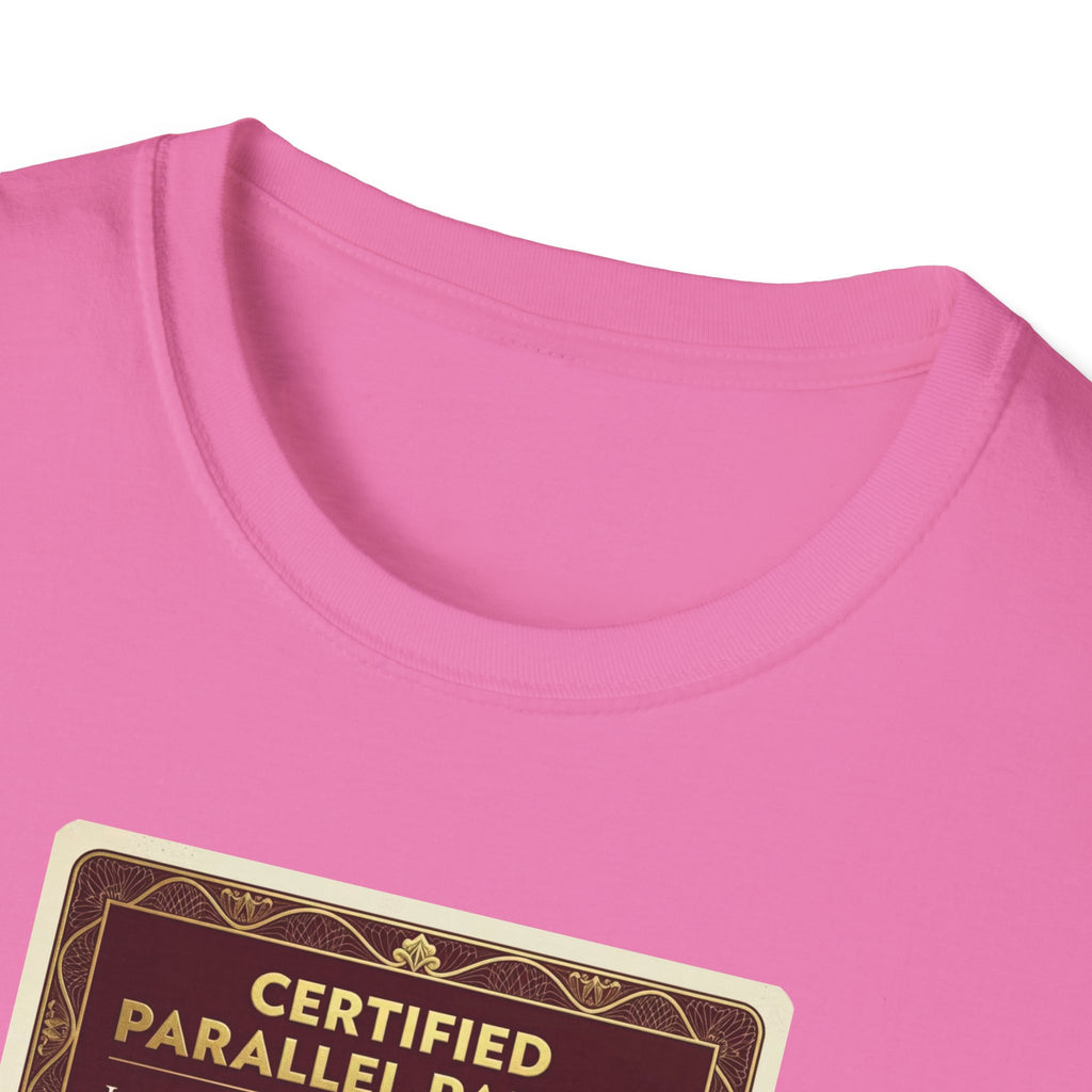Vintage Airplane T-Shirt — "Certified Parallel Parker" Retro Pilot Tee