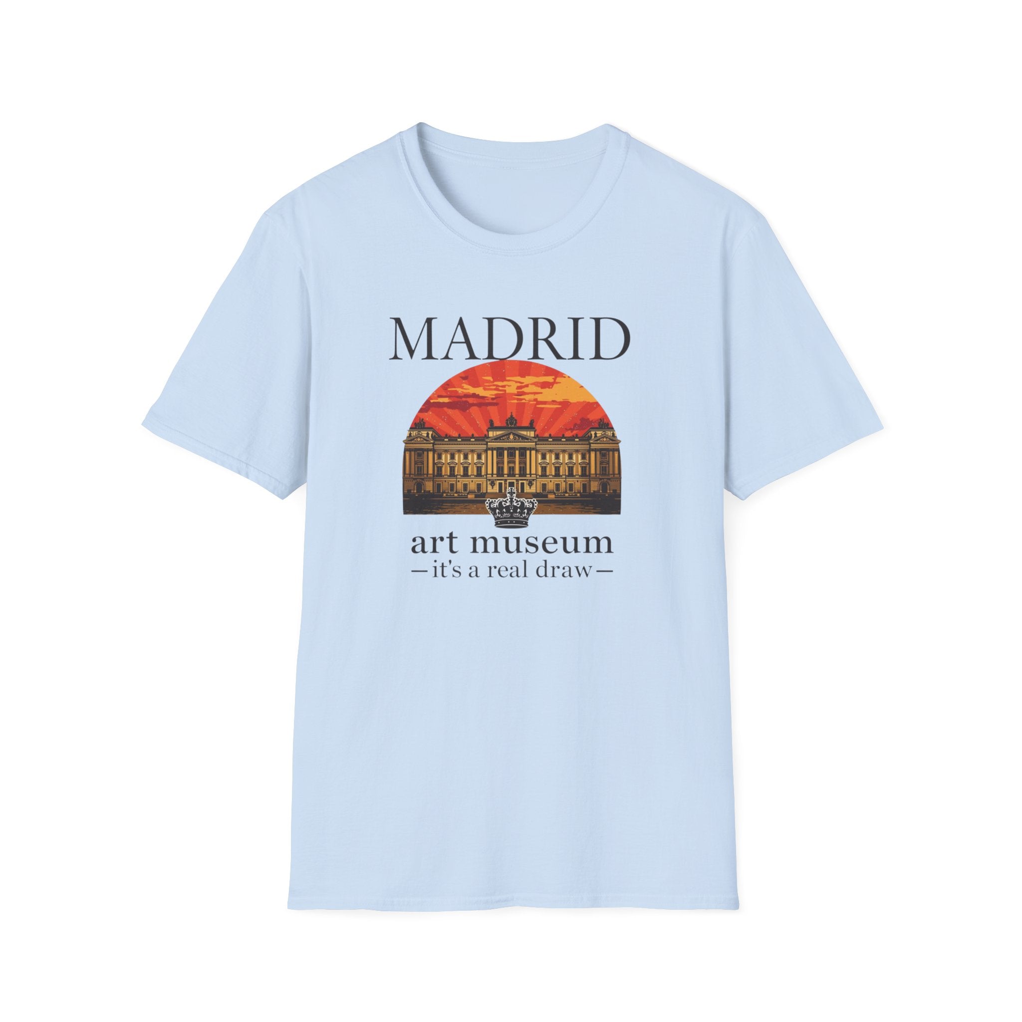 Madrid Art Museum T-Shirt — Vintage Sunset Prado Travel Tee