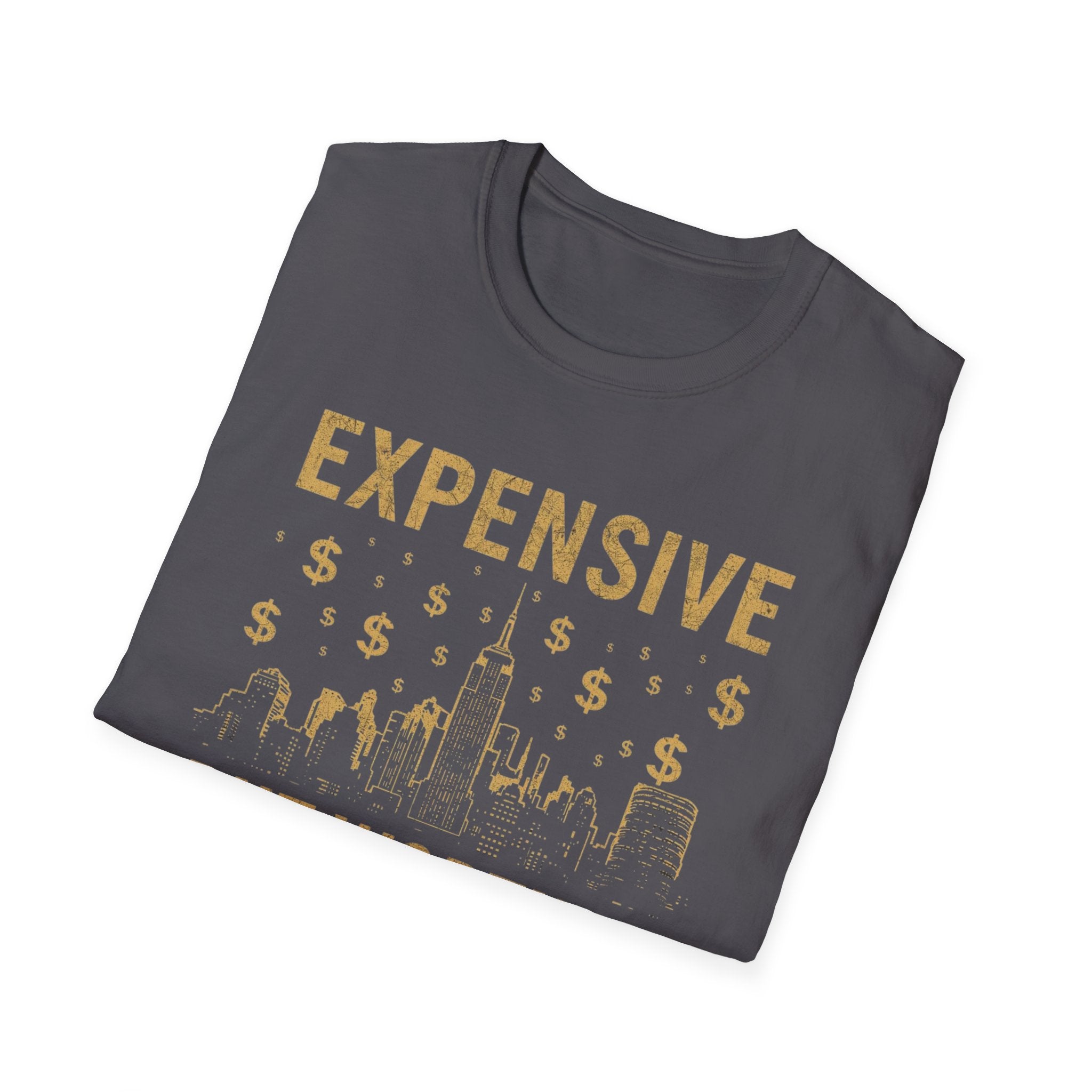 Expensive But Worth It New York City T-Shirt | NYC skyline money design