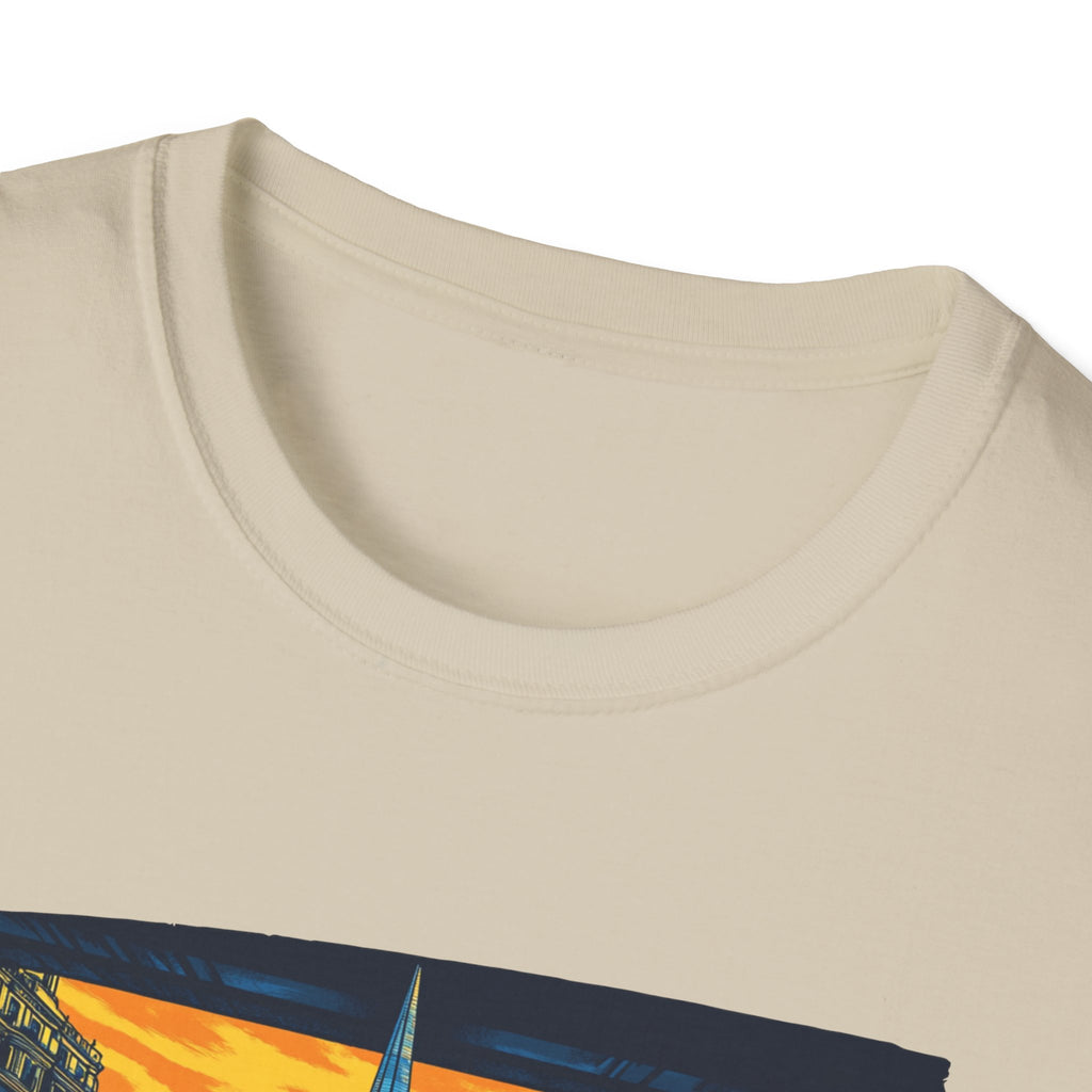 London Skyline Graphic T-Shirt | Retro Cityscape London Tee