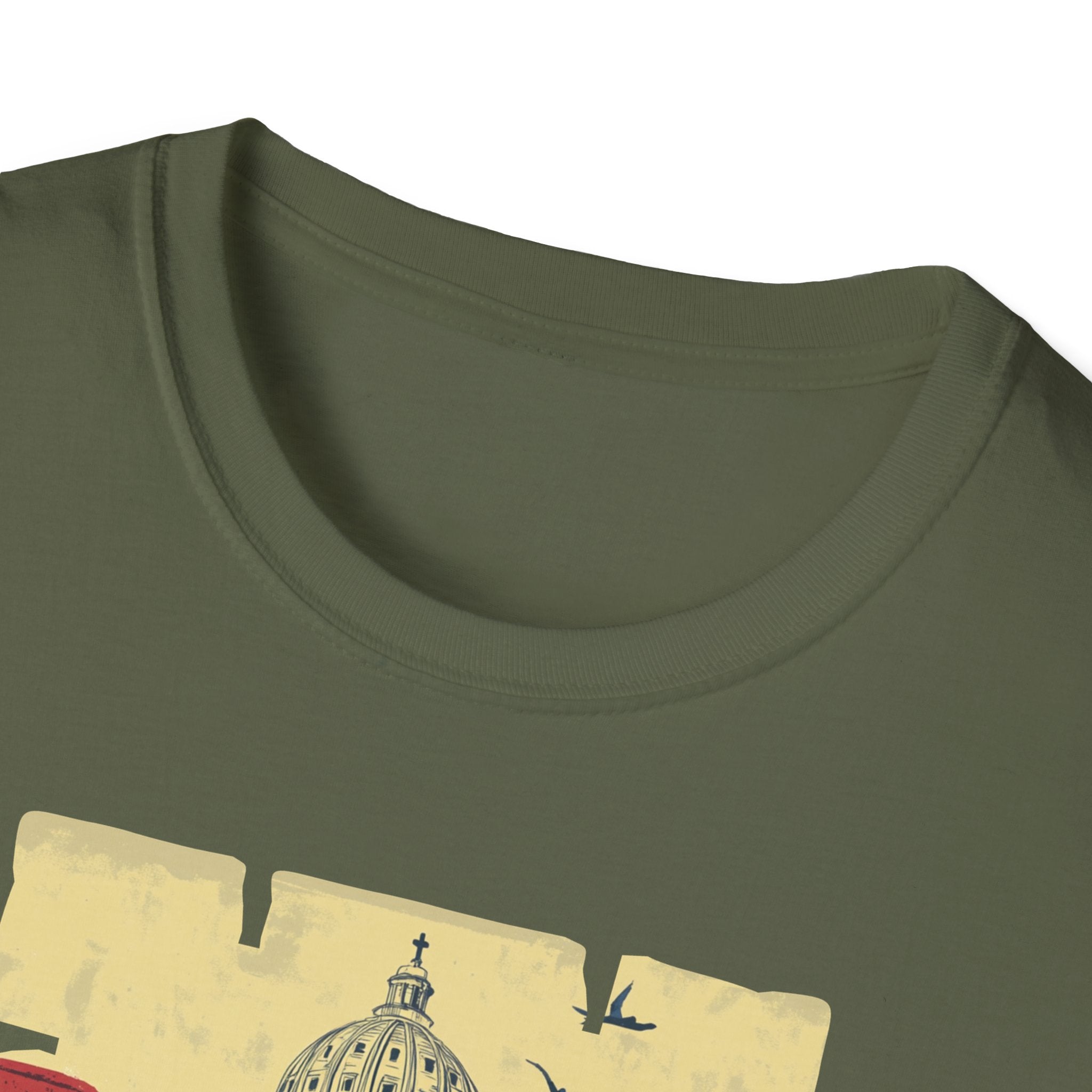 Rome Vintage Skyline T-Shirt | Italian Capitol Landmark Tee