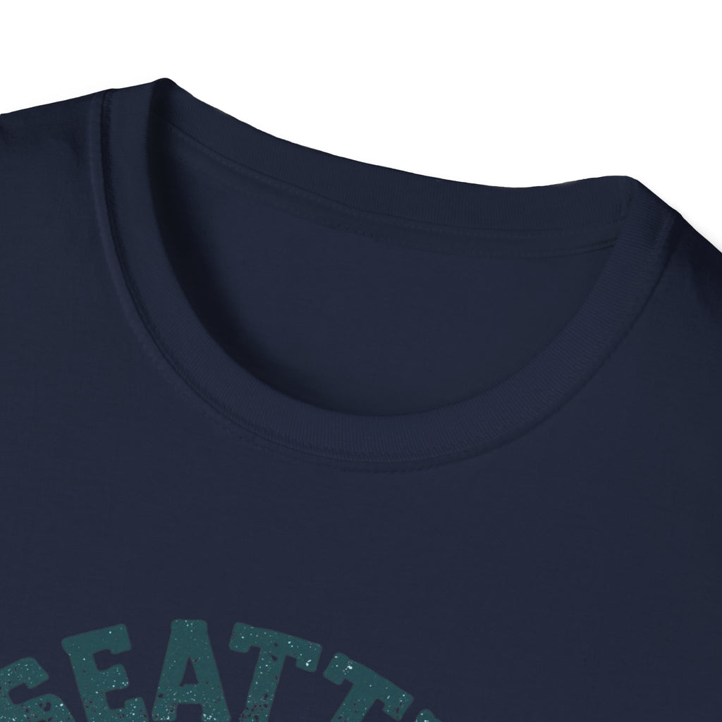Seattle Vibes T-Shirt — Retro Mountain Sunset Graphic Tee