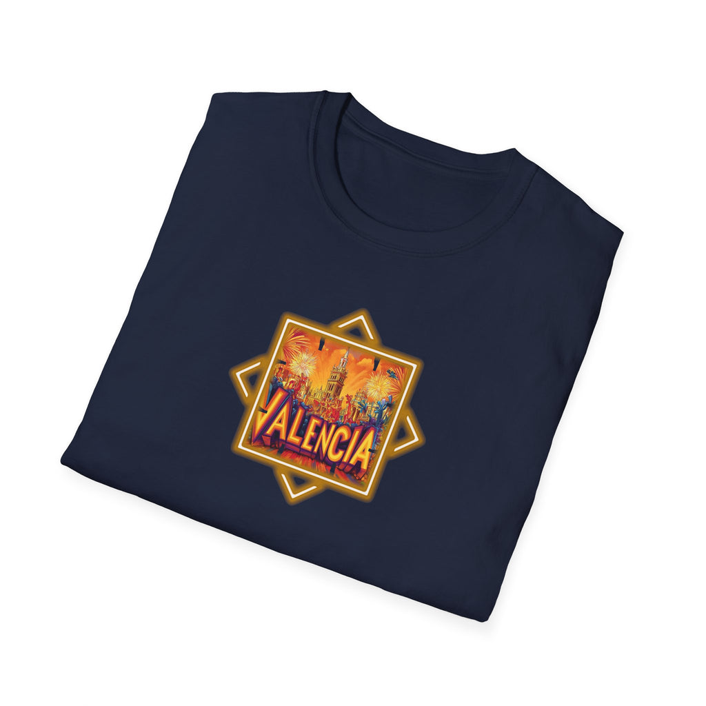 Valencia Sunset Badge T-Shirt | Spanish City Travel Tee