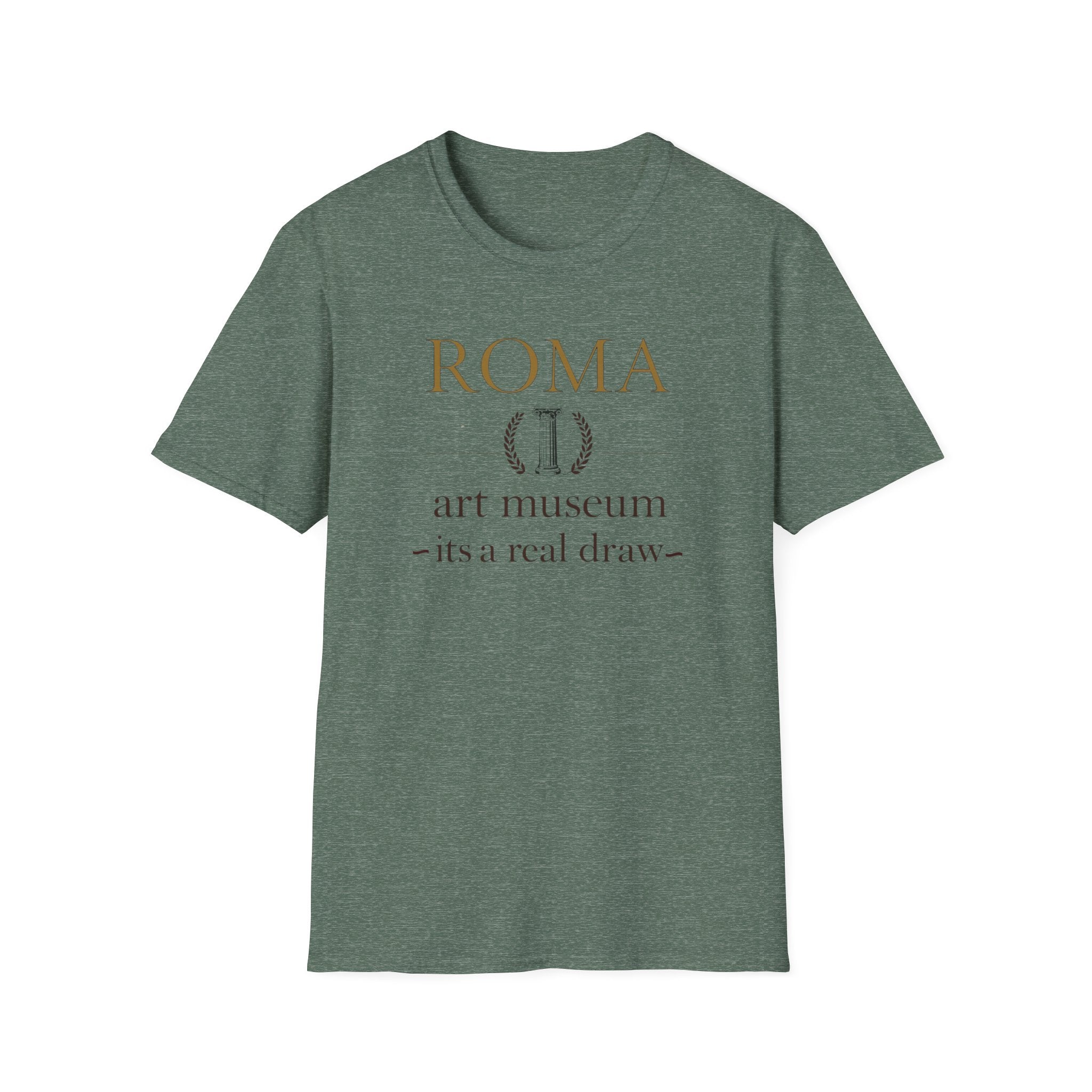 Roma Art Museum T-Shirt — "It’s a Real Draw" Vintage Travel Tee