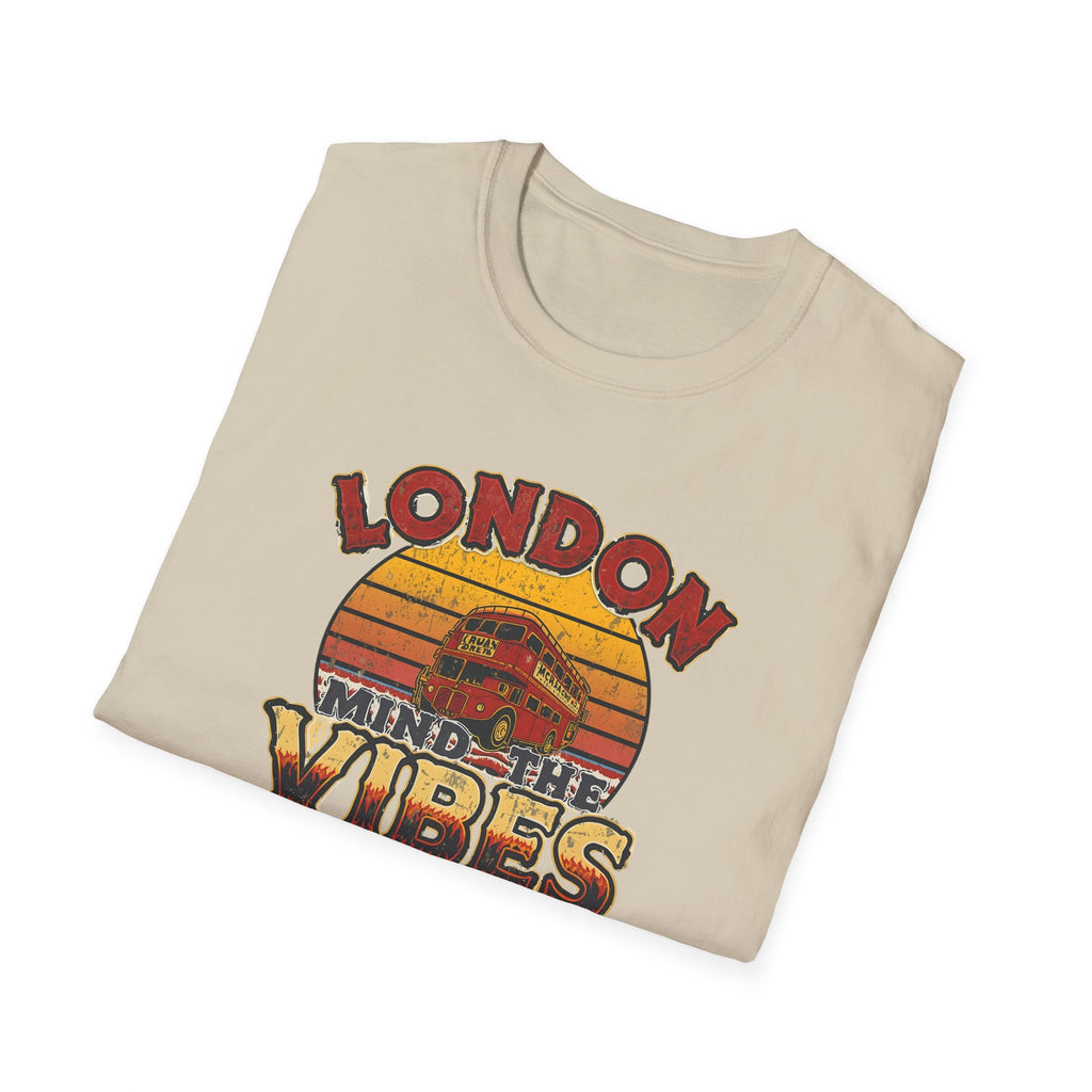 London Vibes T-Shirt — Retro "Mind the Vibes" Graphic Tee