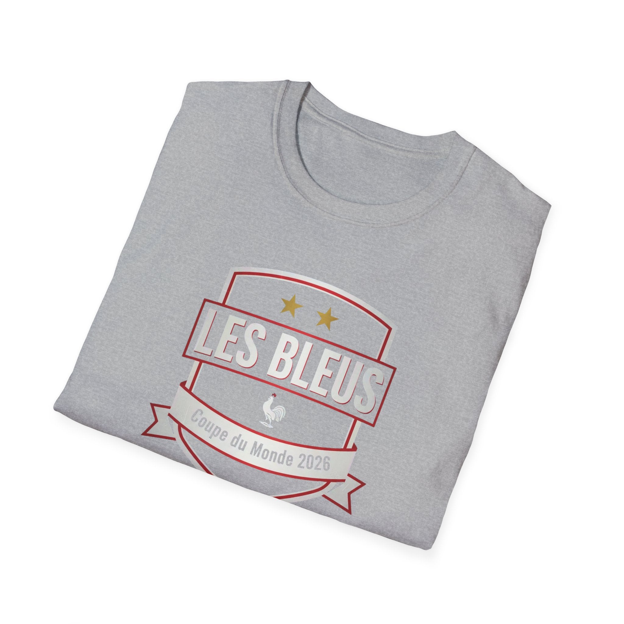 Les Bleus Shield T-Shirt – Coupe du Monde 2026 French Soccer Fan Tee