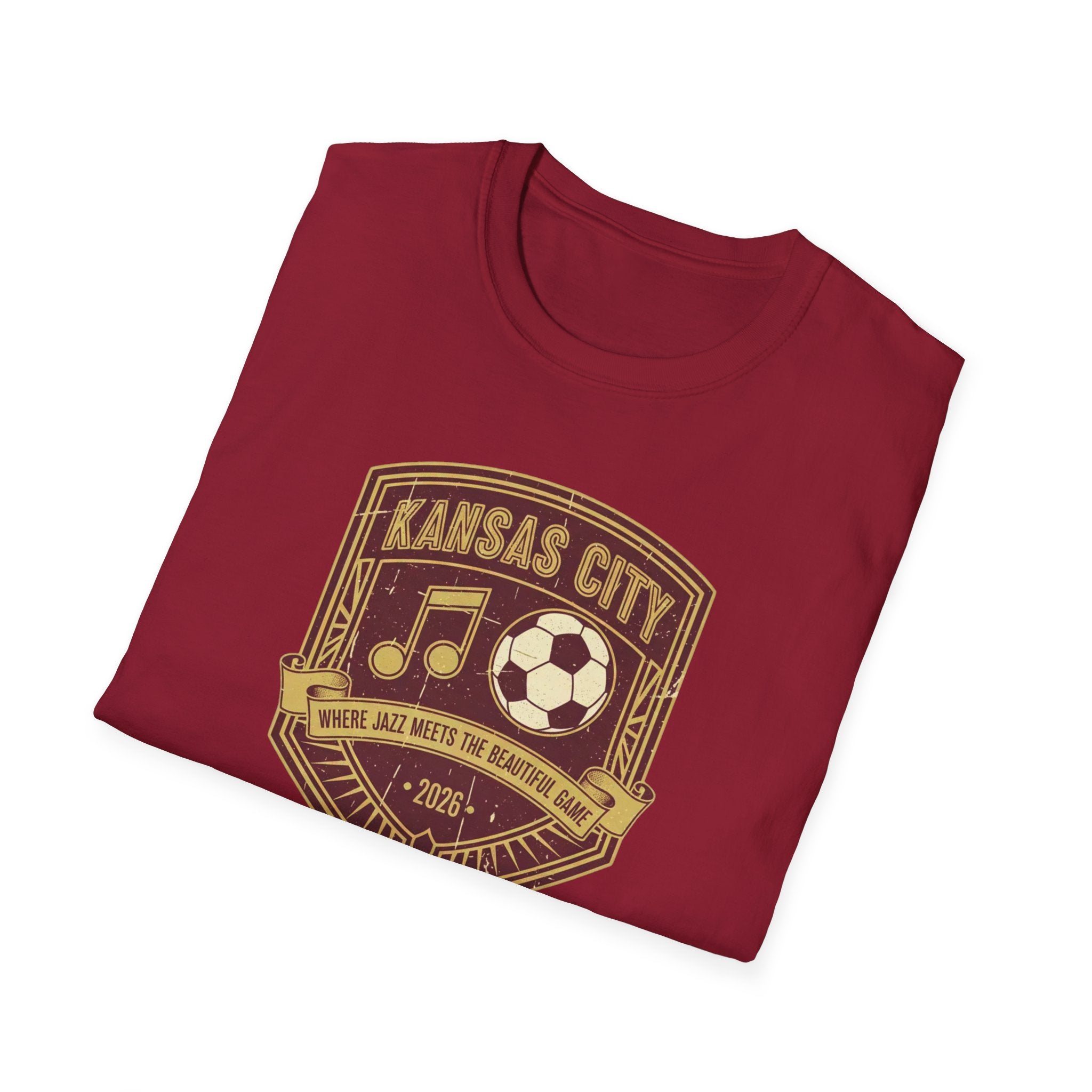 Kansas City Music & Soccer Crest T-Shirt