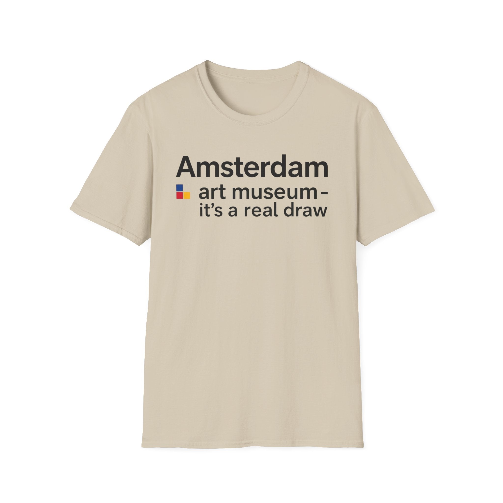 Amsterdam Art Museum T-Shirt — "it's a real draw" Graphic Tee