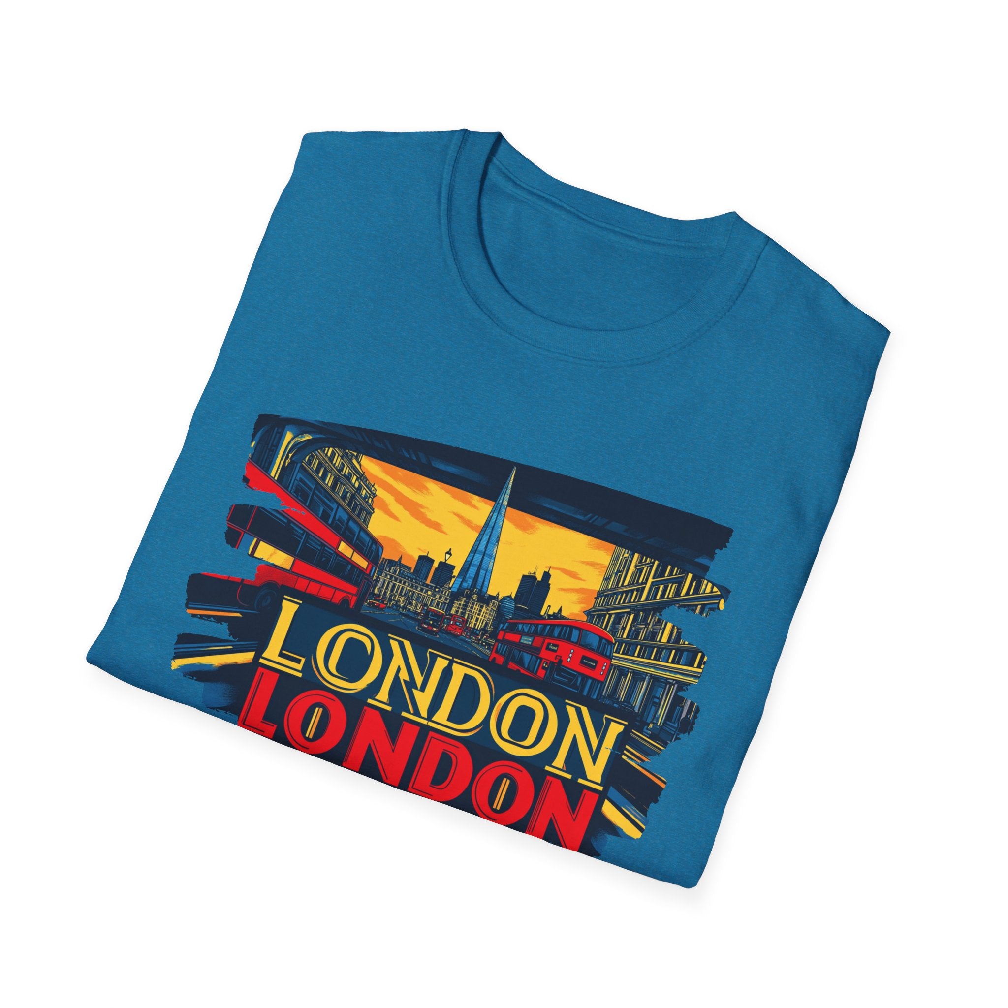 London Skyline Graphic T-Shirt | Retro Cityscape London Tee